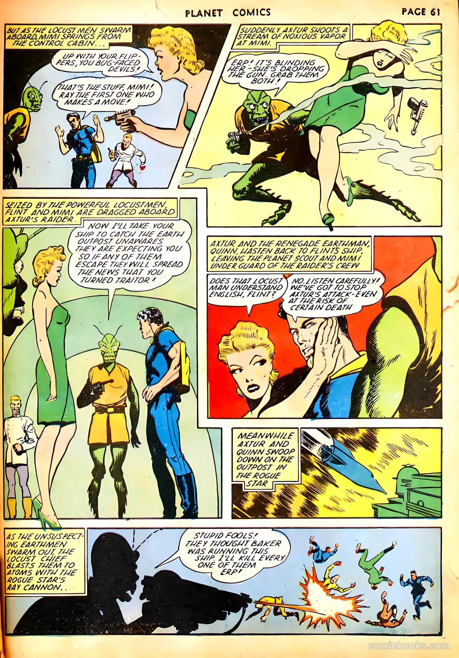 Planet Comics #21 (1942) — page 64 of 69