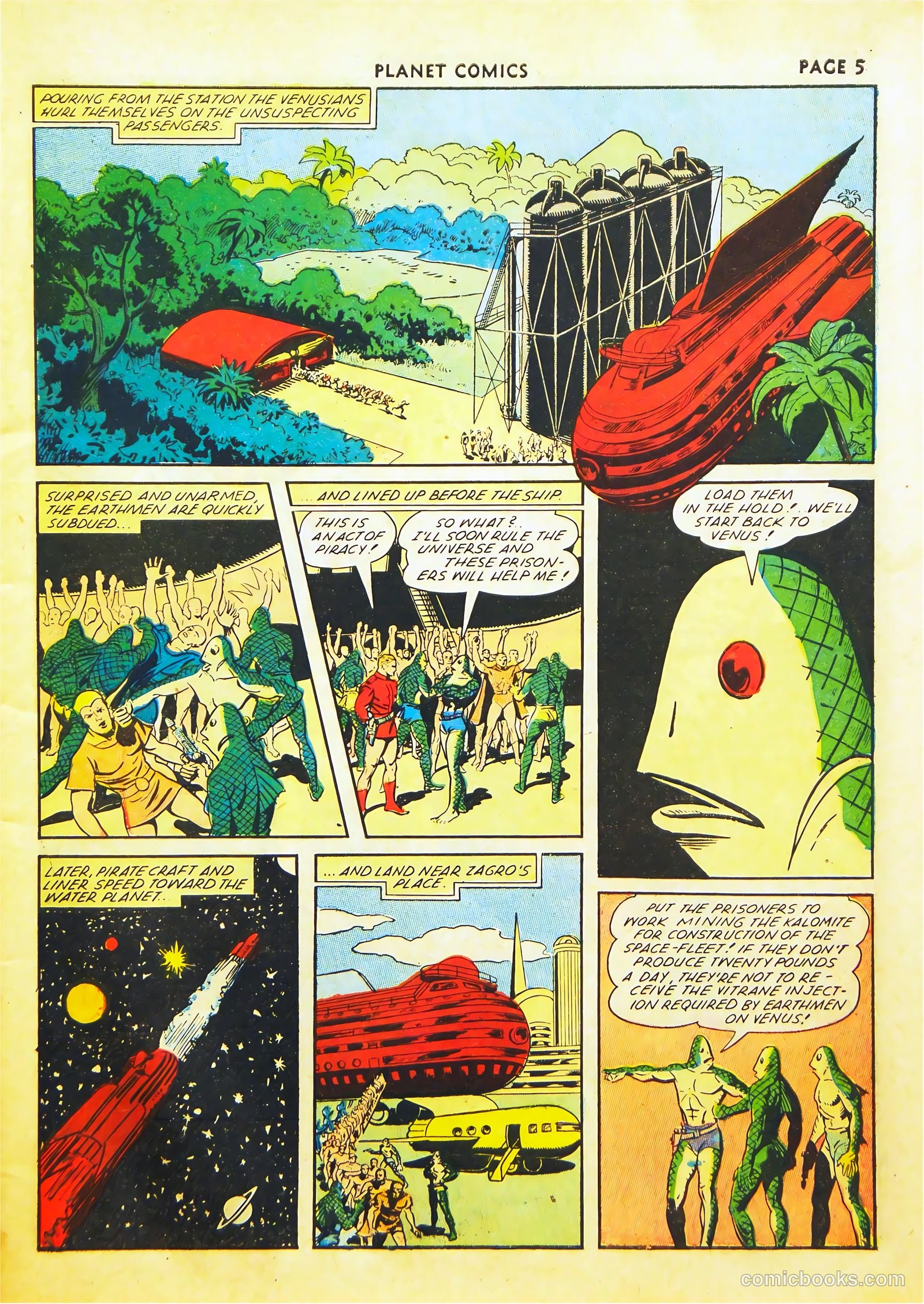 Planet Comics #22 (1943) — page 7 of 68