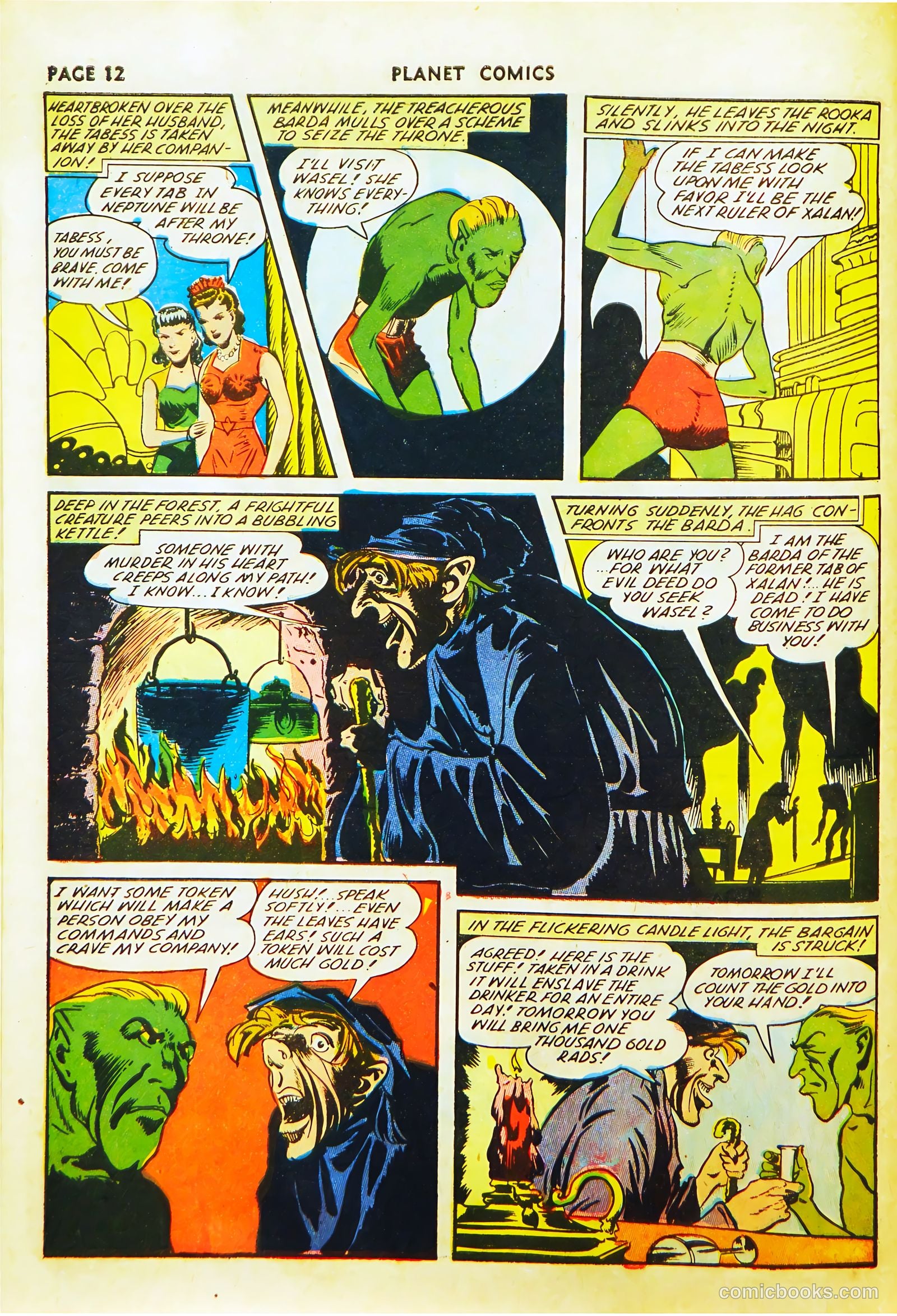 Planet Comics #22 (1943) — page 14 of 68