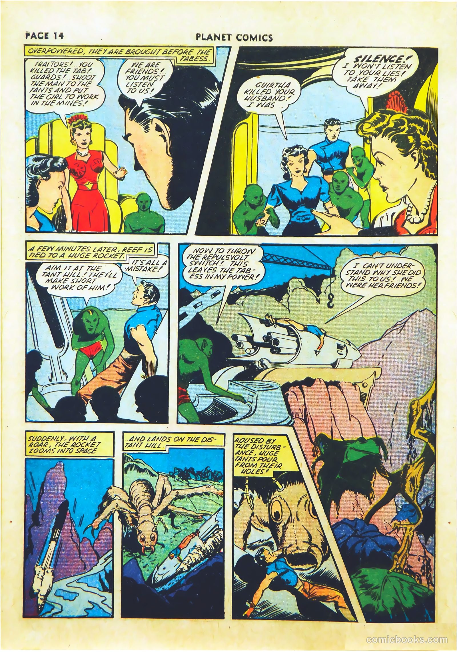 Planet Comics #22 (1943) — page 16 of 68