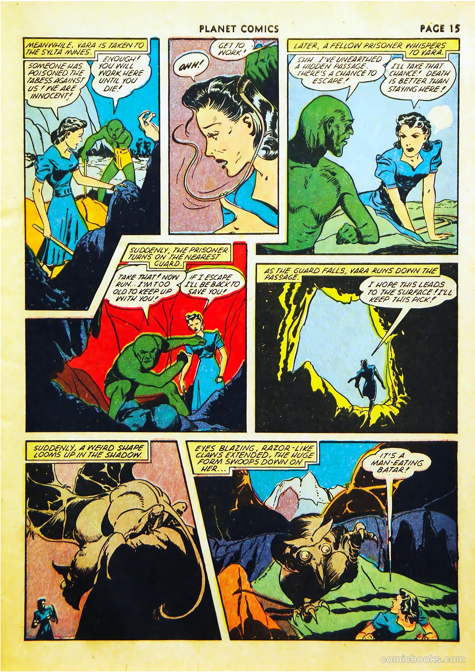 Planet Comics #22 (1943) — page 17 of 68