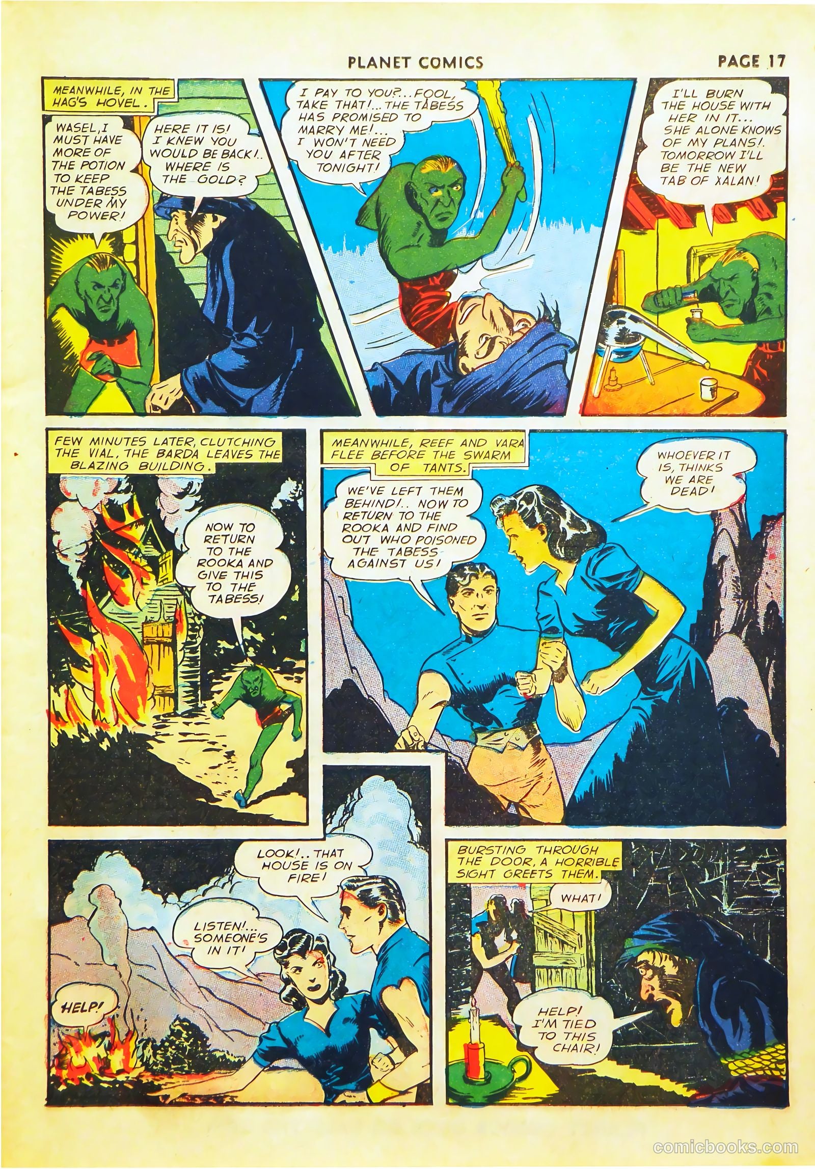 Planet Comics #22 (1943) — page 19 of 68