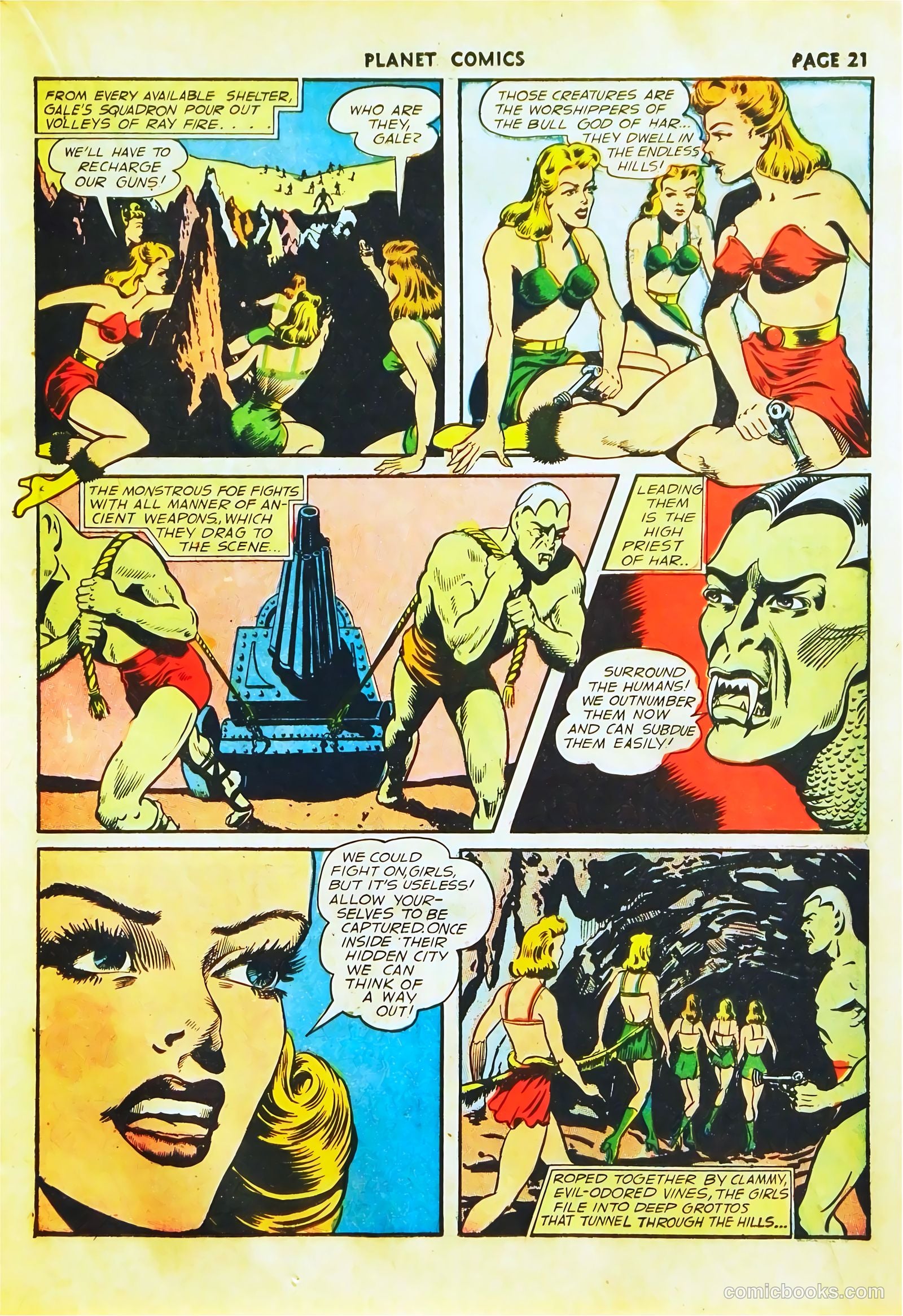 Planet Comics #22 (1943) — page 23 of 68