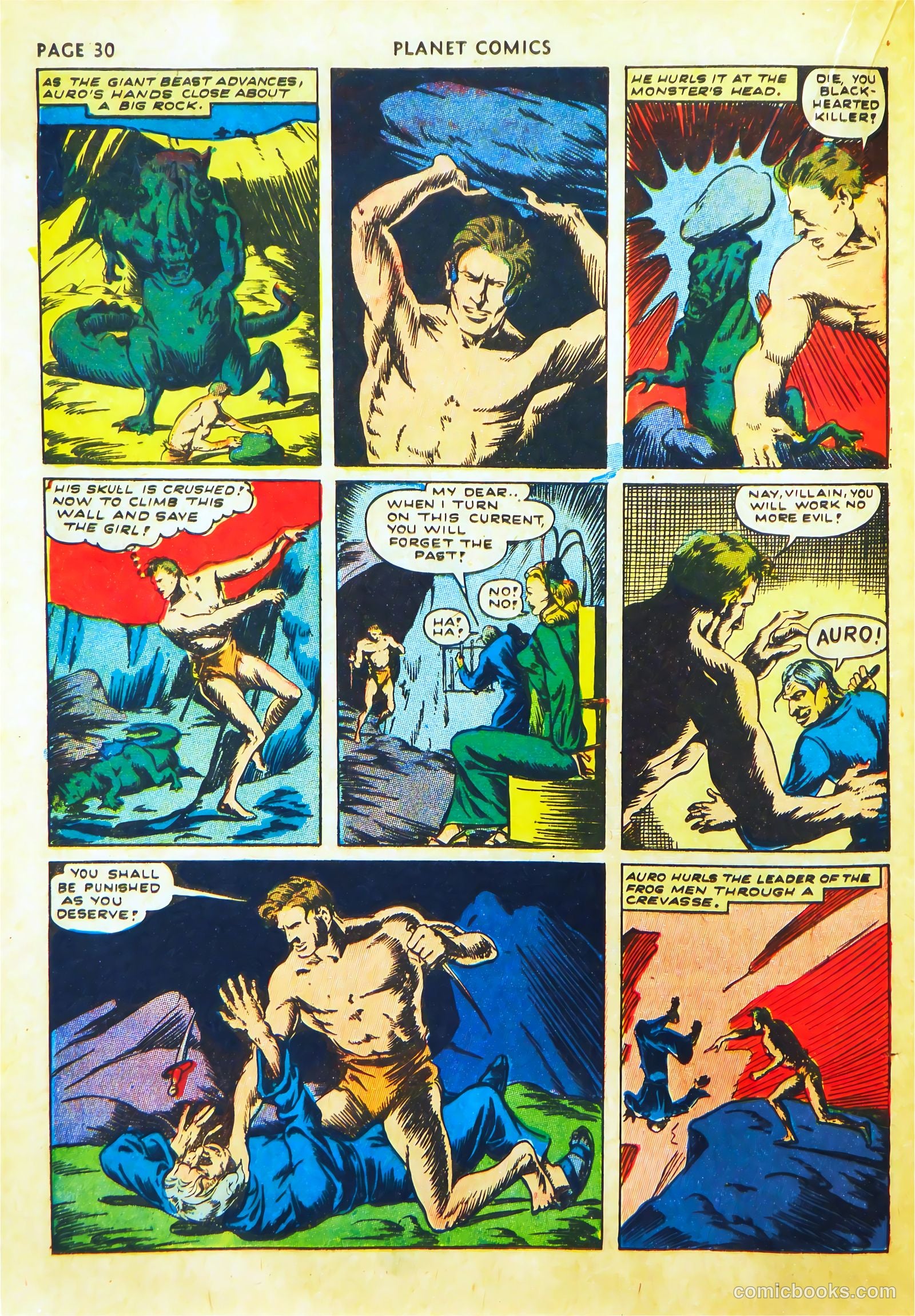 Planet Comics #22 (1943) — page 32 of 68