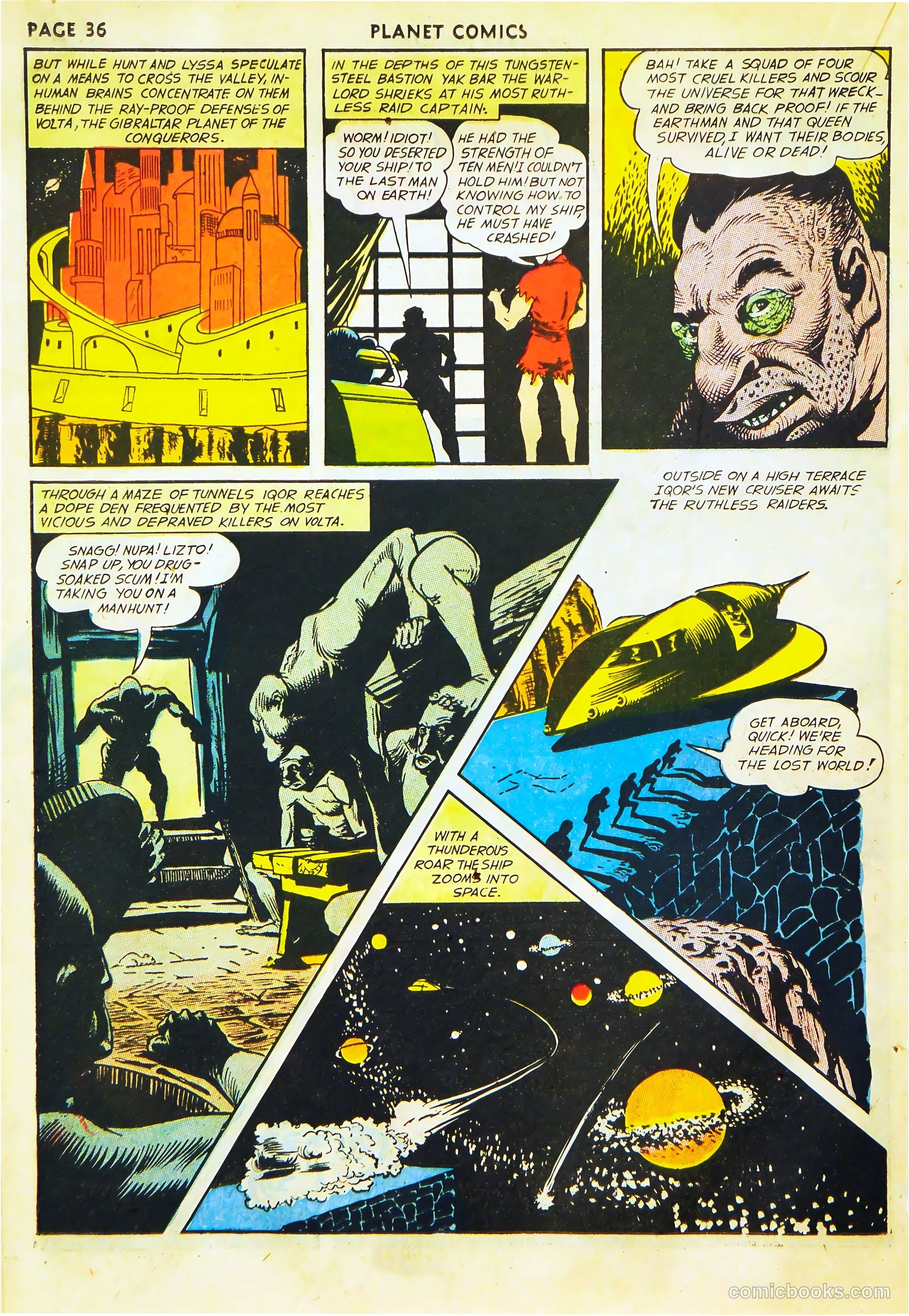 Planet Comics #22 (1943) — page 38 of 68