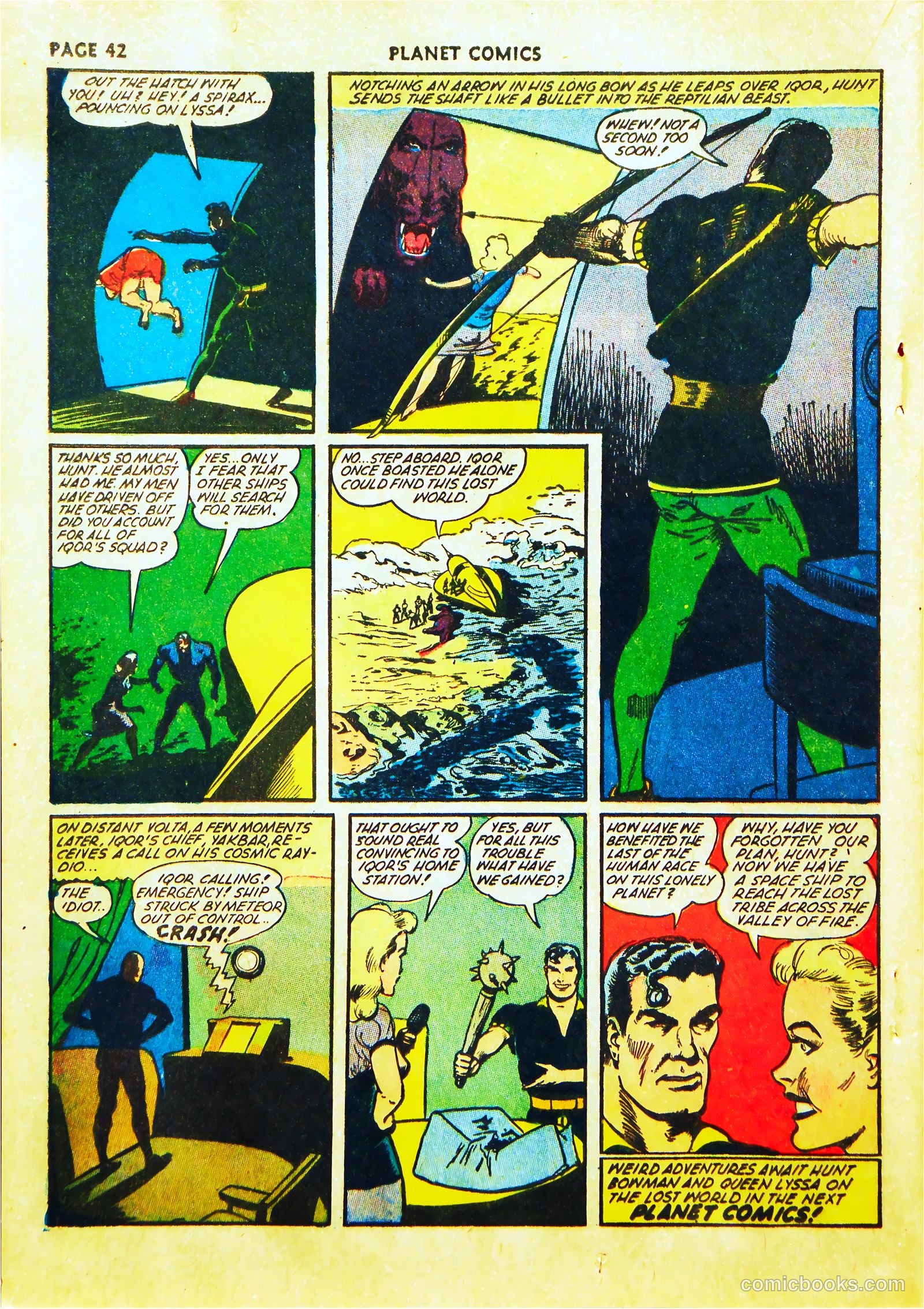 Planet Comics #22 (1943) — page 44 of 68