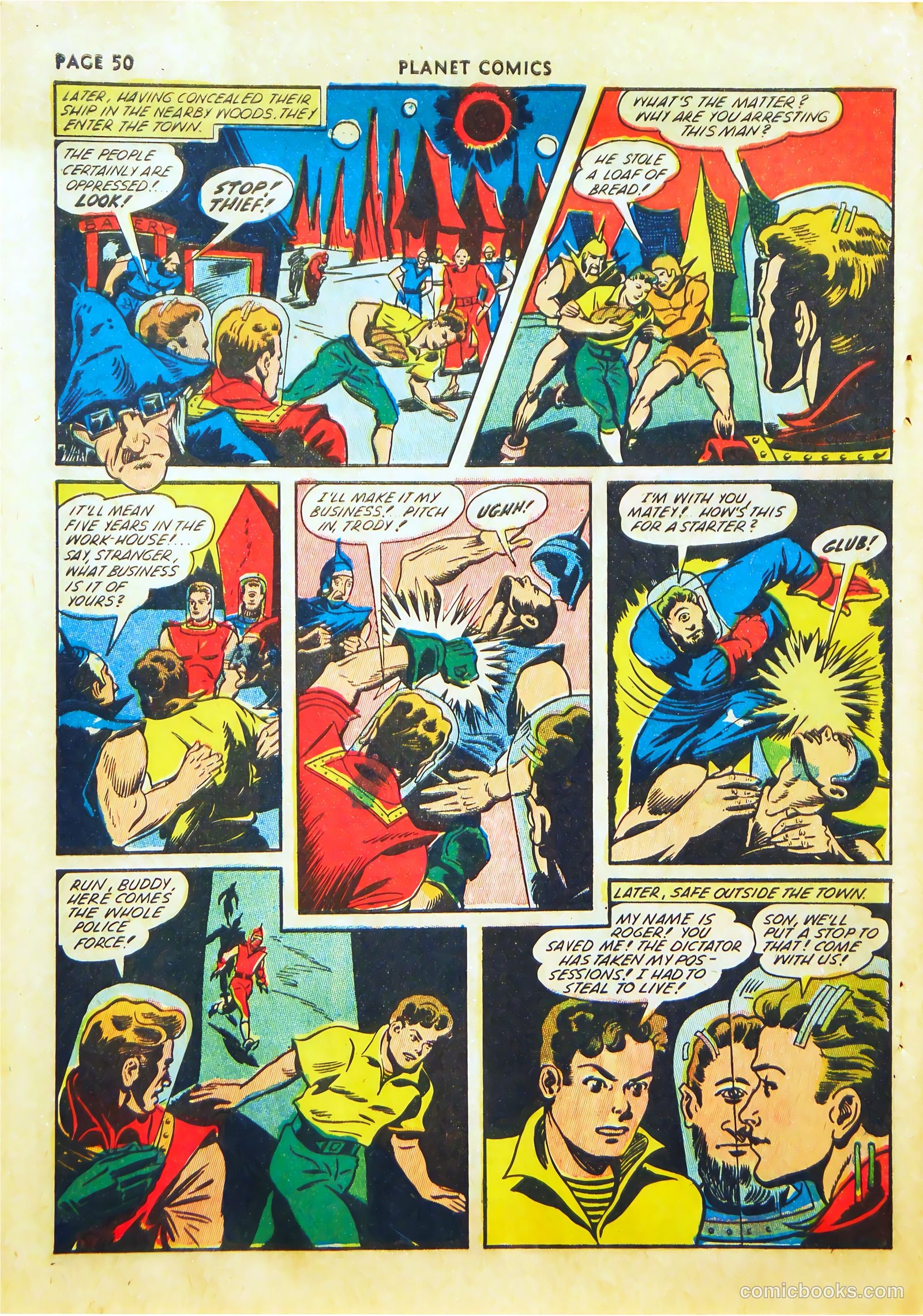 Planet Comics #22 (1943) — page 52 of 68