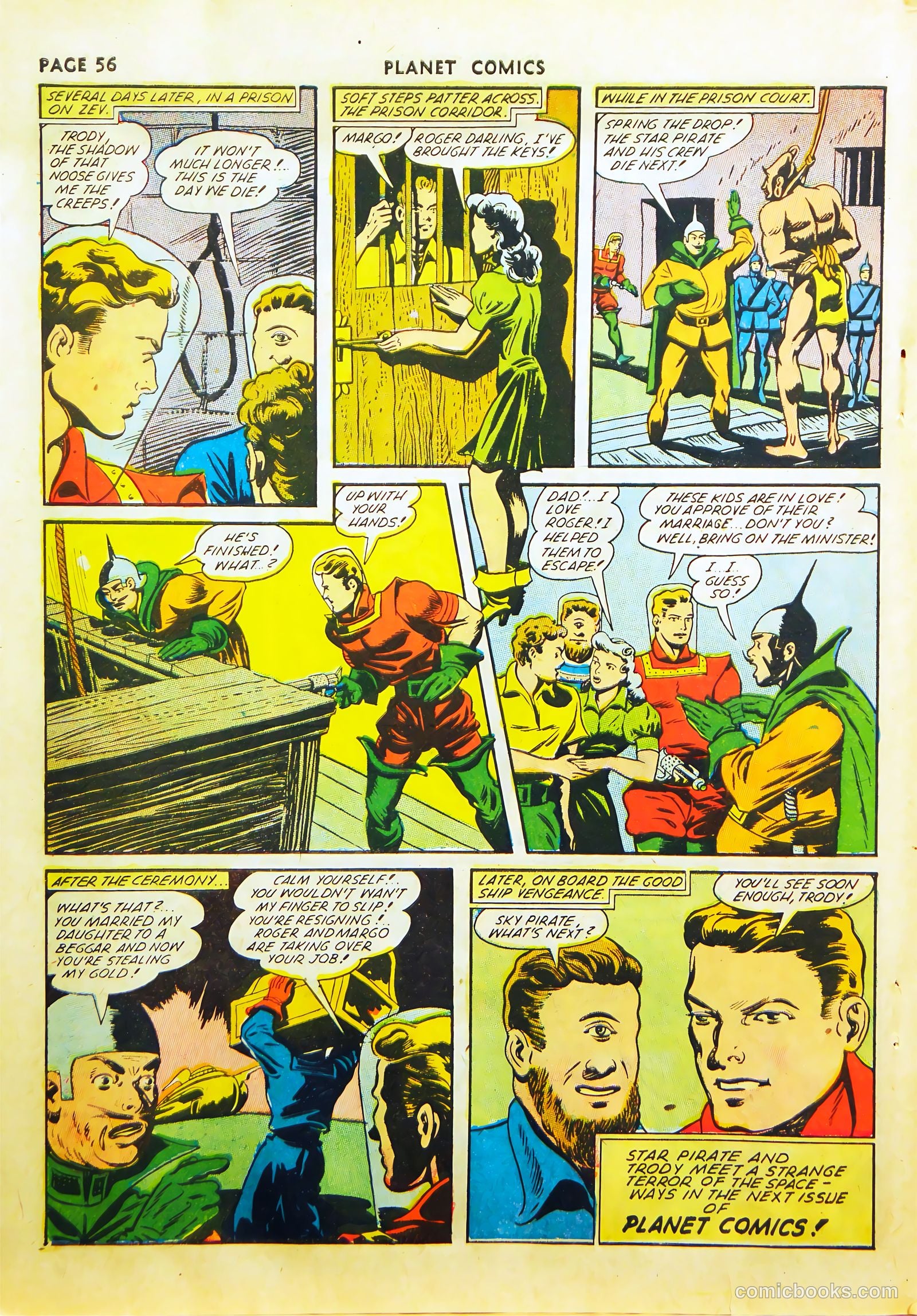 Planet Comics #22 (1943) — page 58 of 68