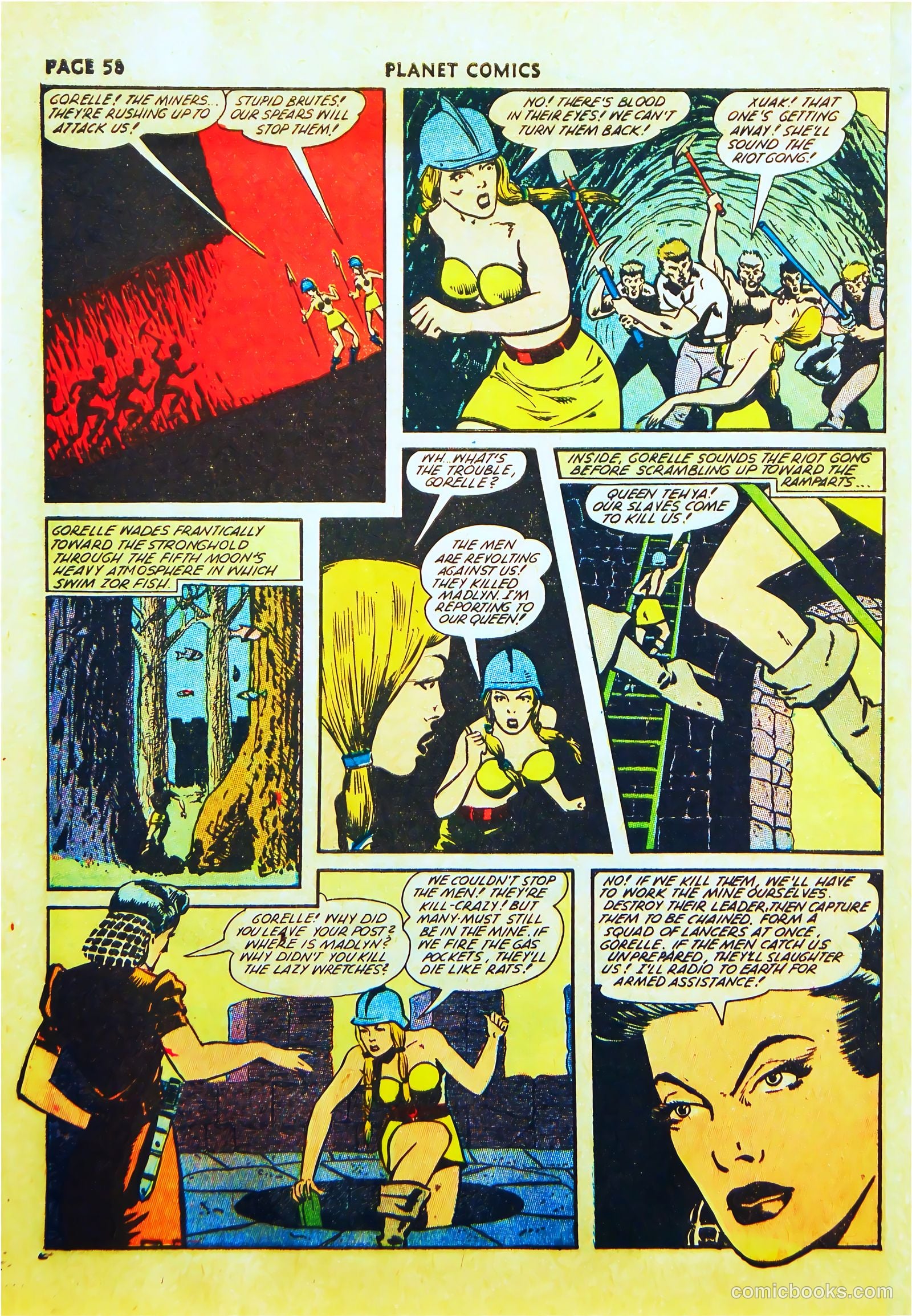 Planet Comics #22 (1943) — page 60 of 68