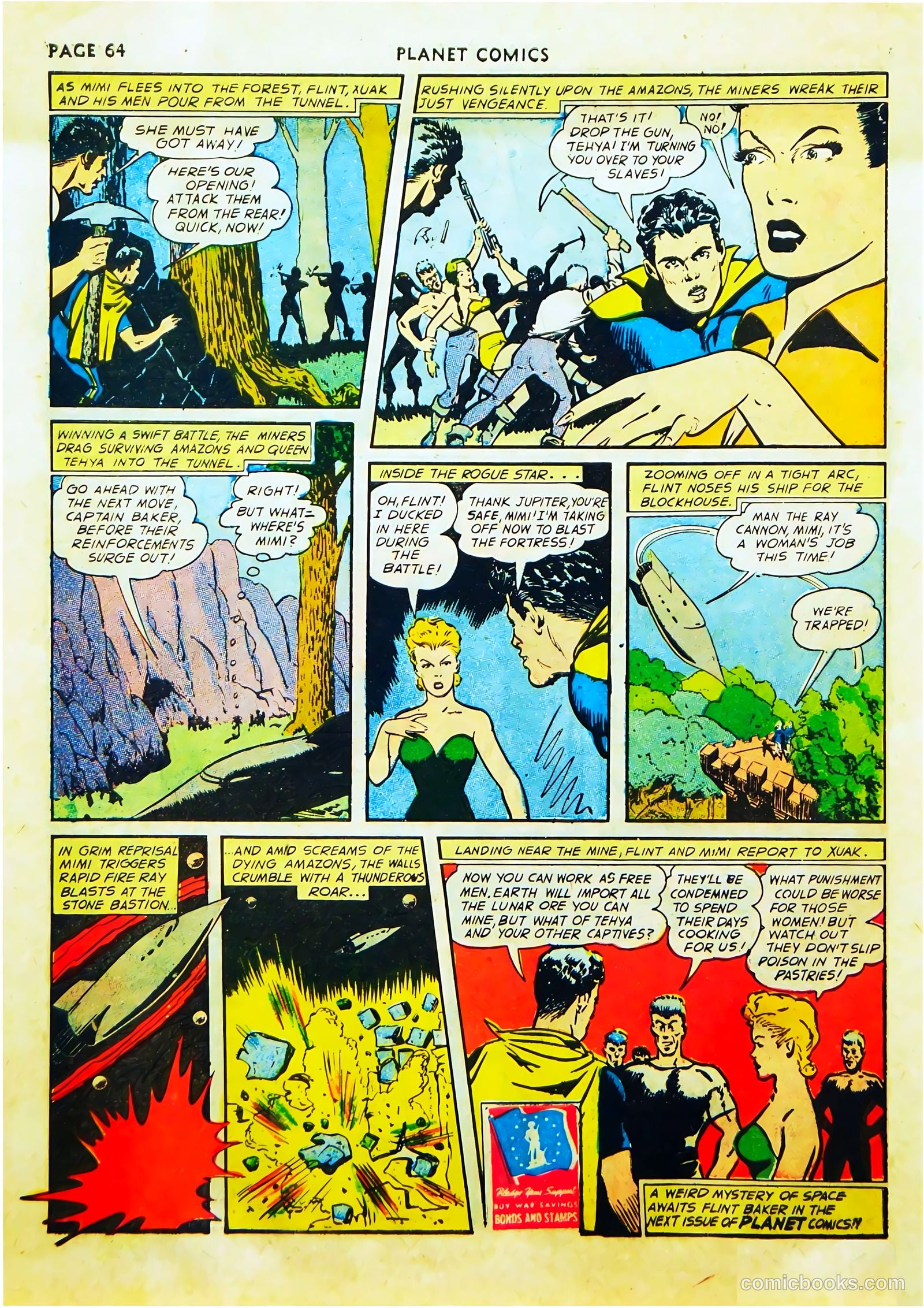 Planet Comics #22 (1943) — page 66 of 68