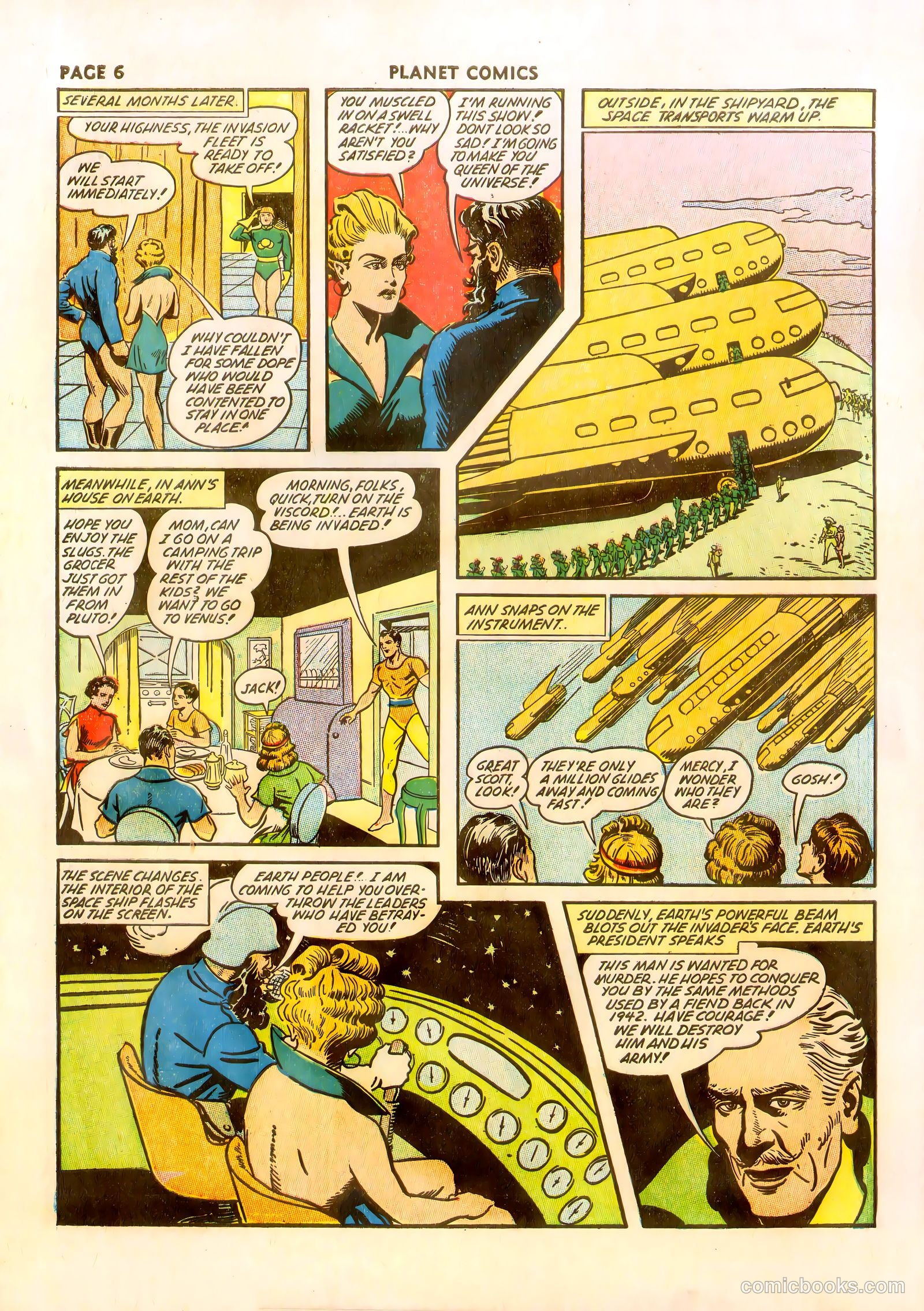 Planet Comics #23 (1943) — page 8 of 67