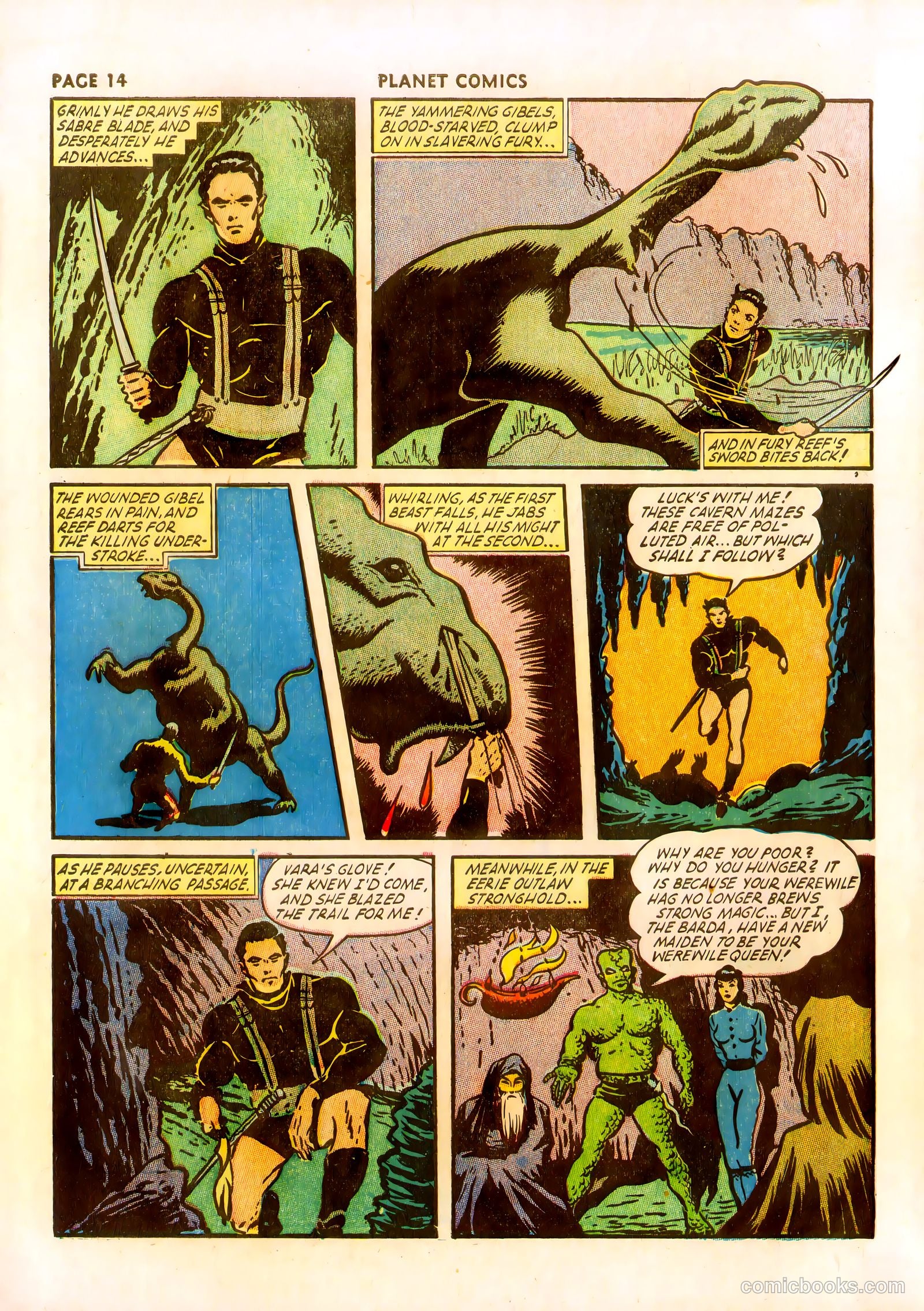 Planet Comics #23 (1943) — page 16 of 67