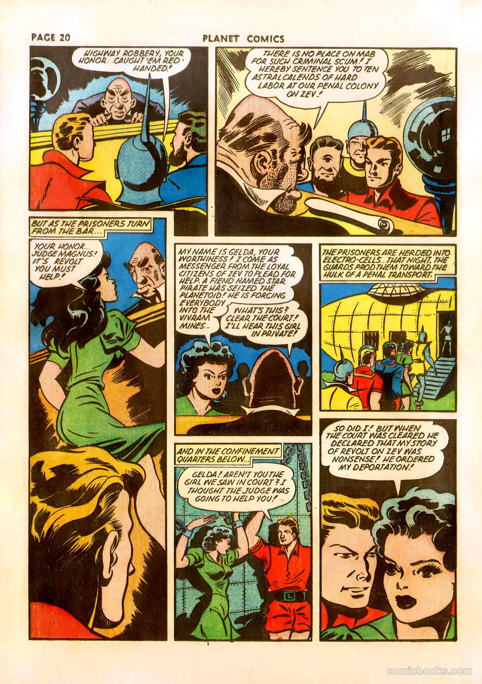Planet Comics #23 (1943) — page 22 of 67