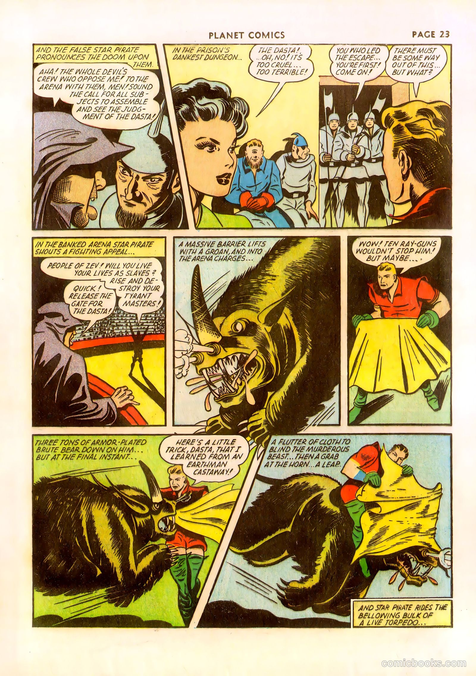 Planet Comics #23 (1943) — page 25 of 67