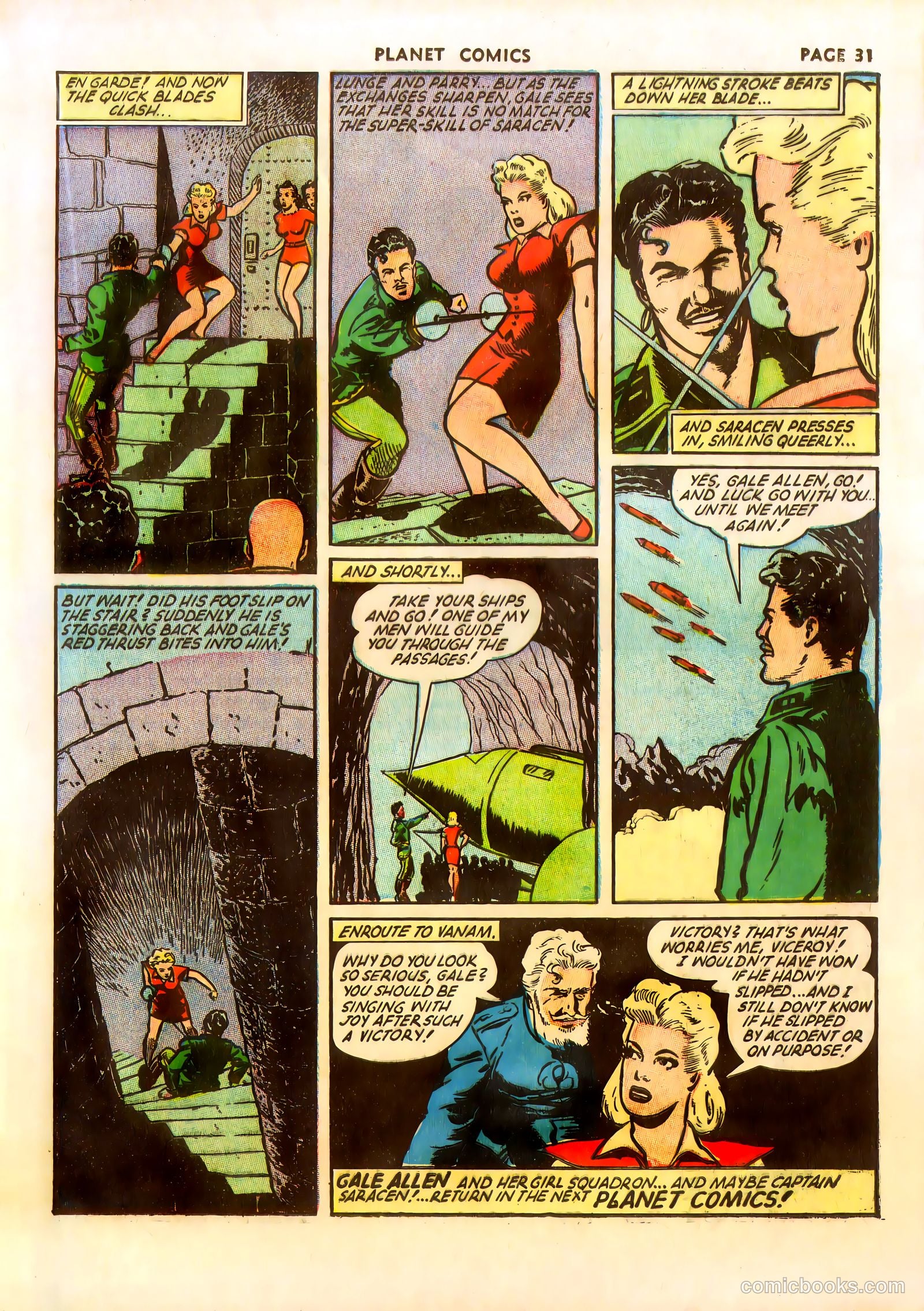 Planet Comics #23 (1943) — page 33 of 67