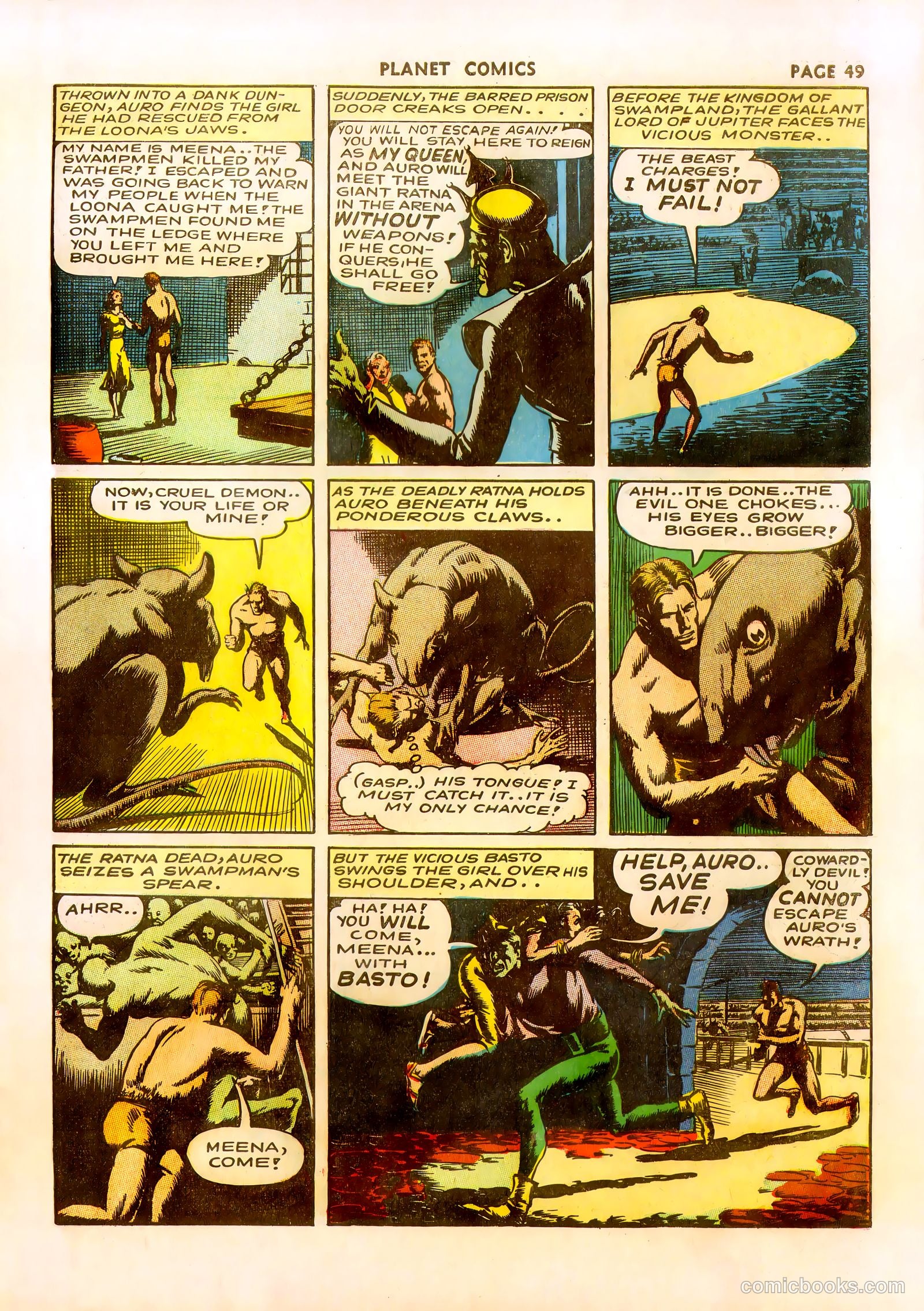 Planet Comics #23 (1943) — page 50 of 67