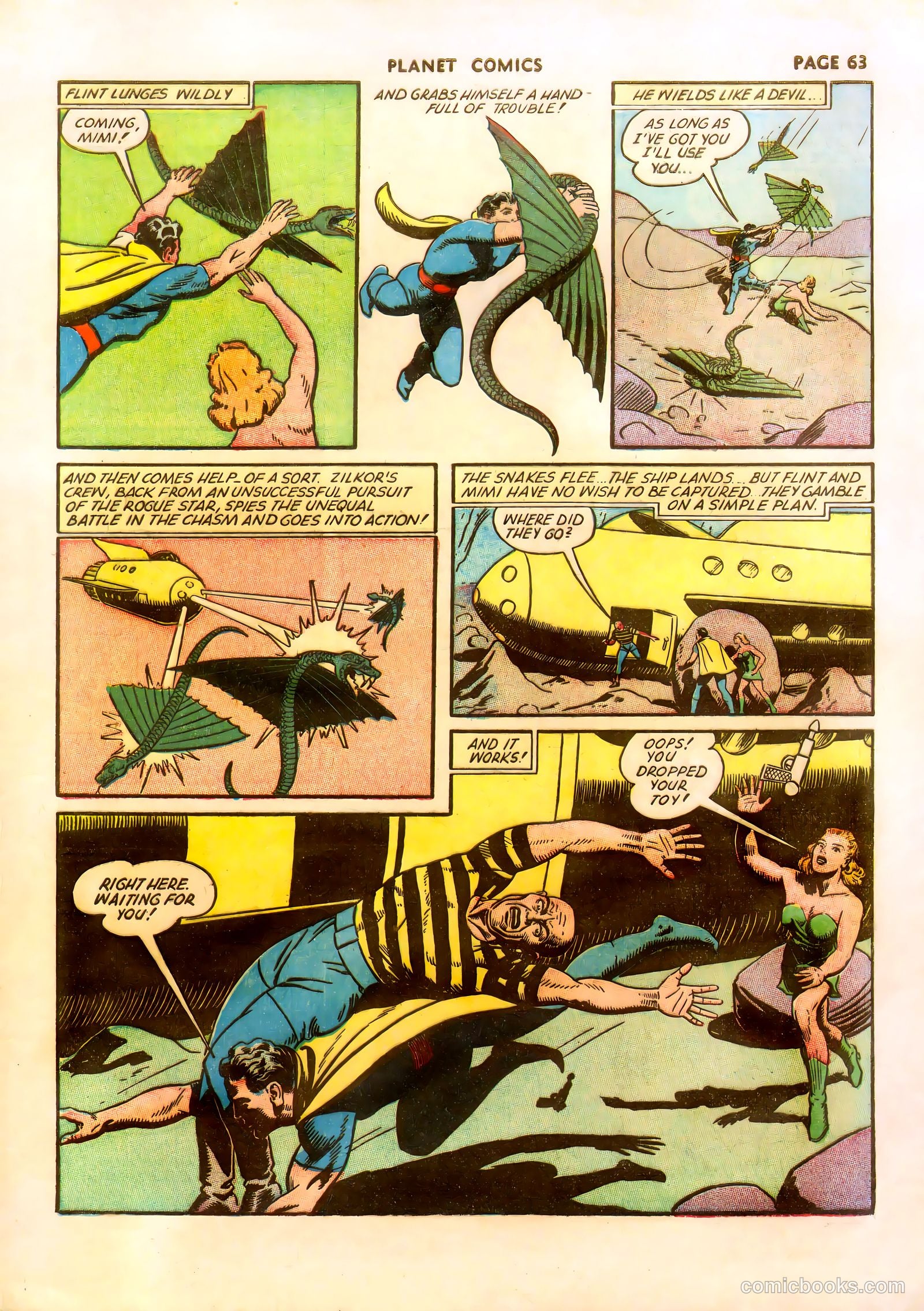 Planet Comics #23 (1943) — page 64 of 67