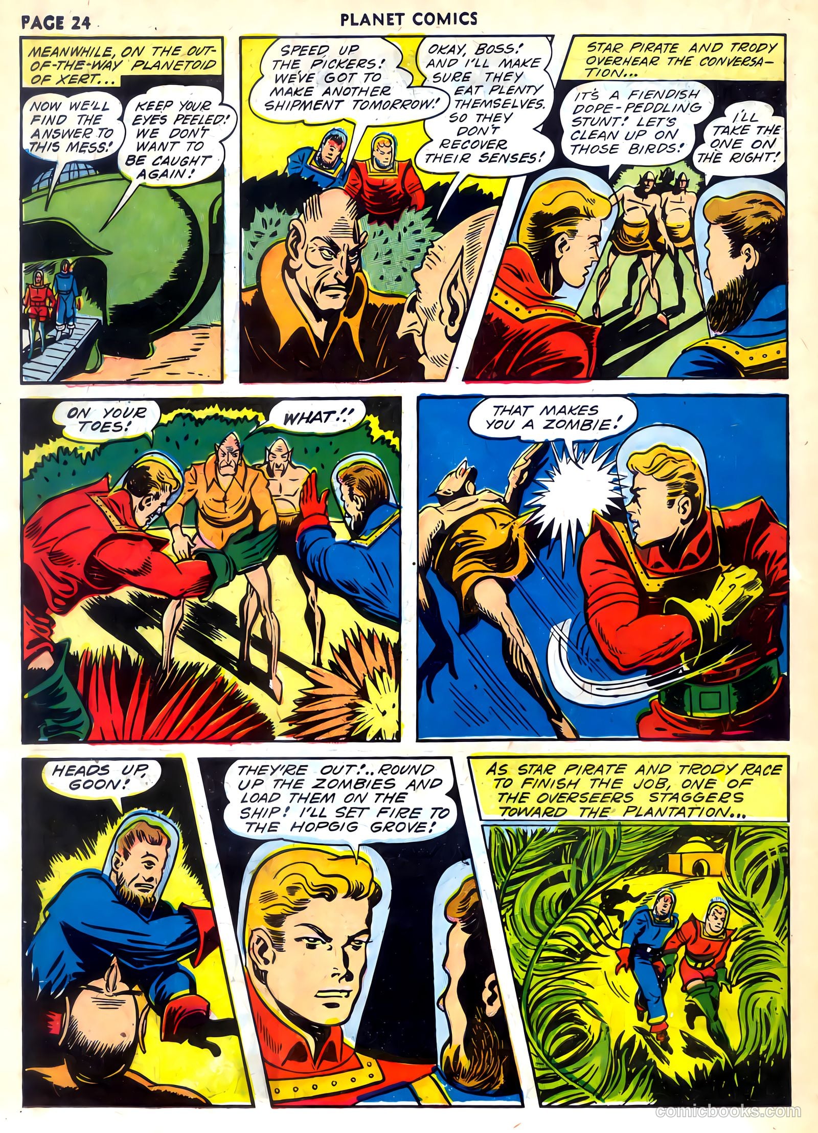 Planet Comics #24 (1943) — page 35 of 78