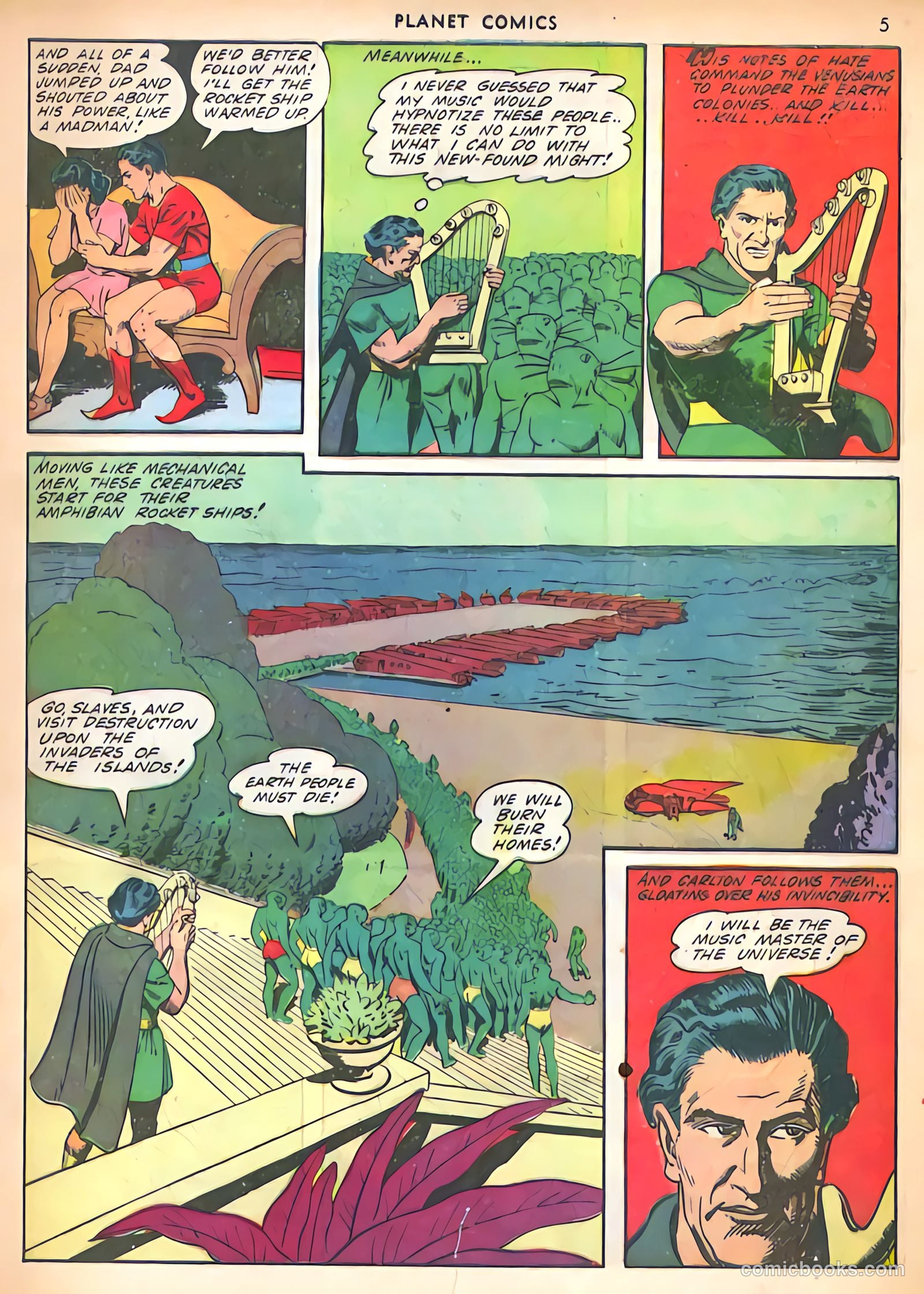 Planet Comics #25 (1943) — page 7 of 60
