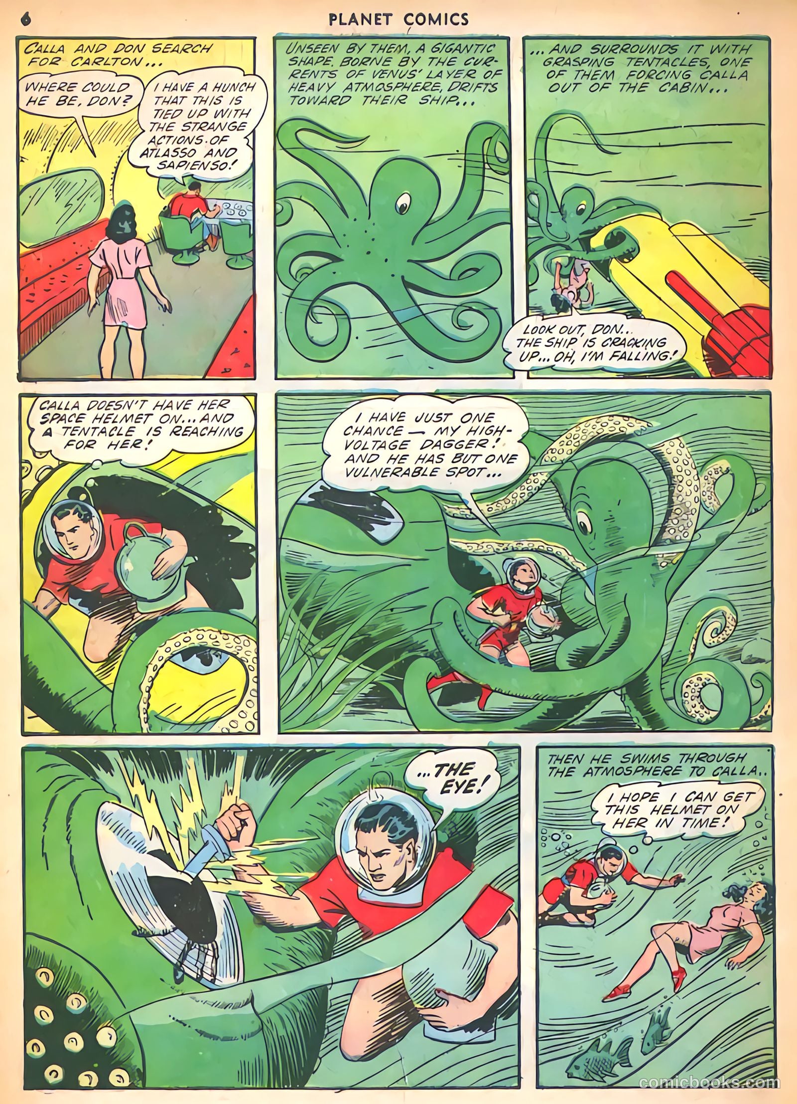 Planet Comics #25 (1943) — page 8 of 60