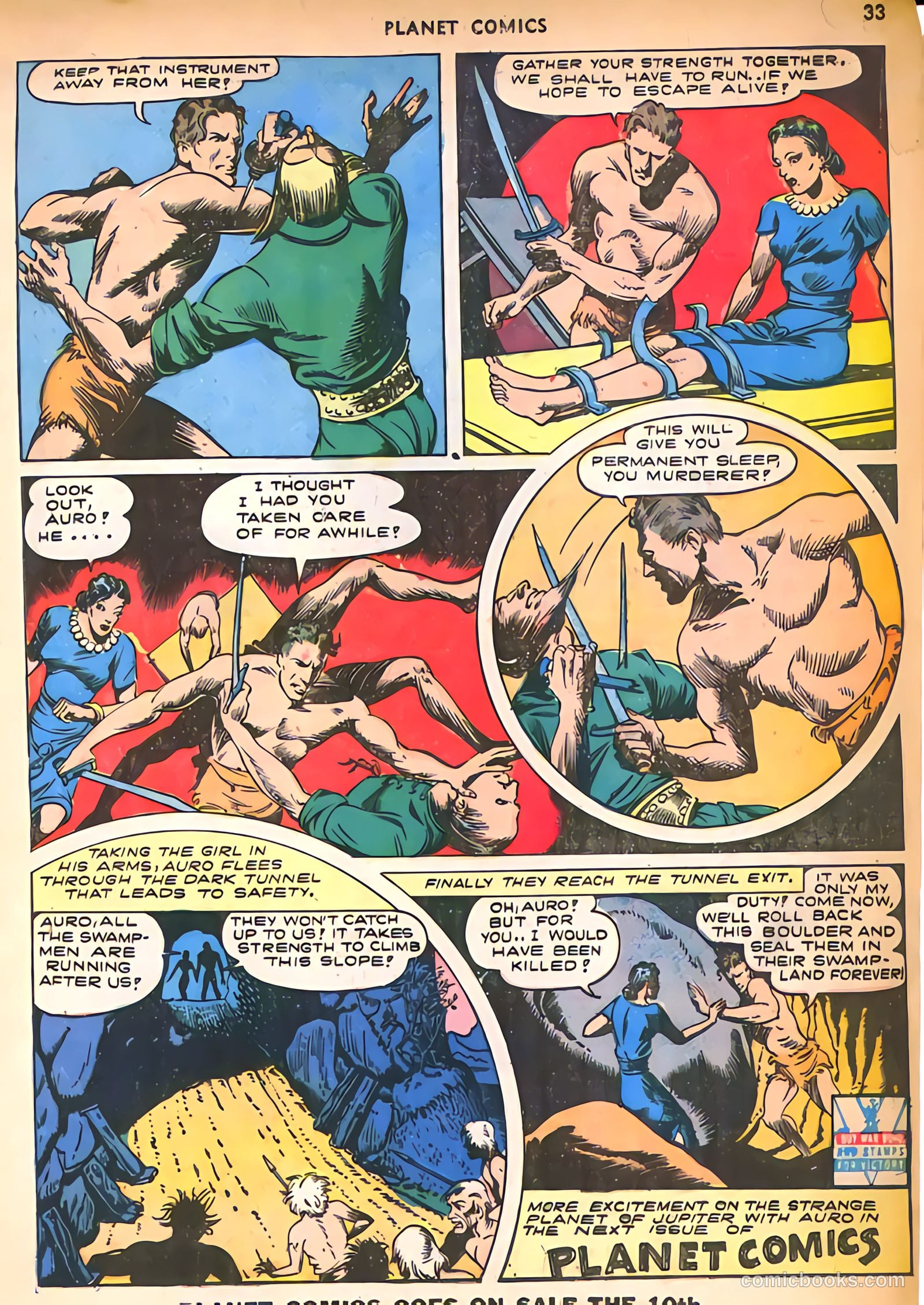 Planet Comics #25 (1943) — page 35 of 60