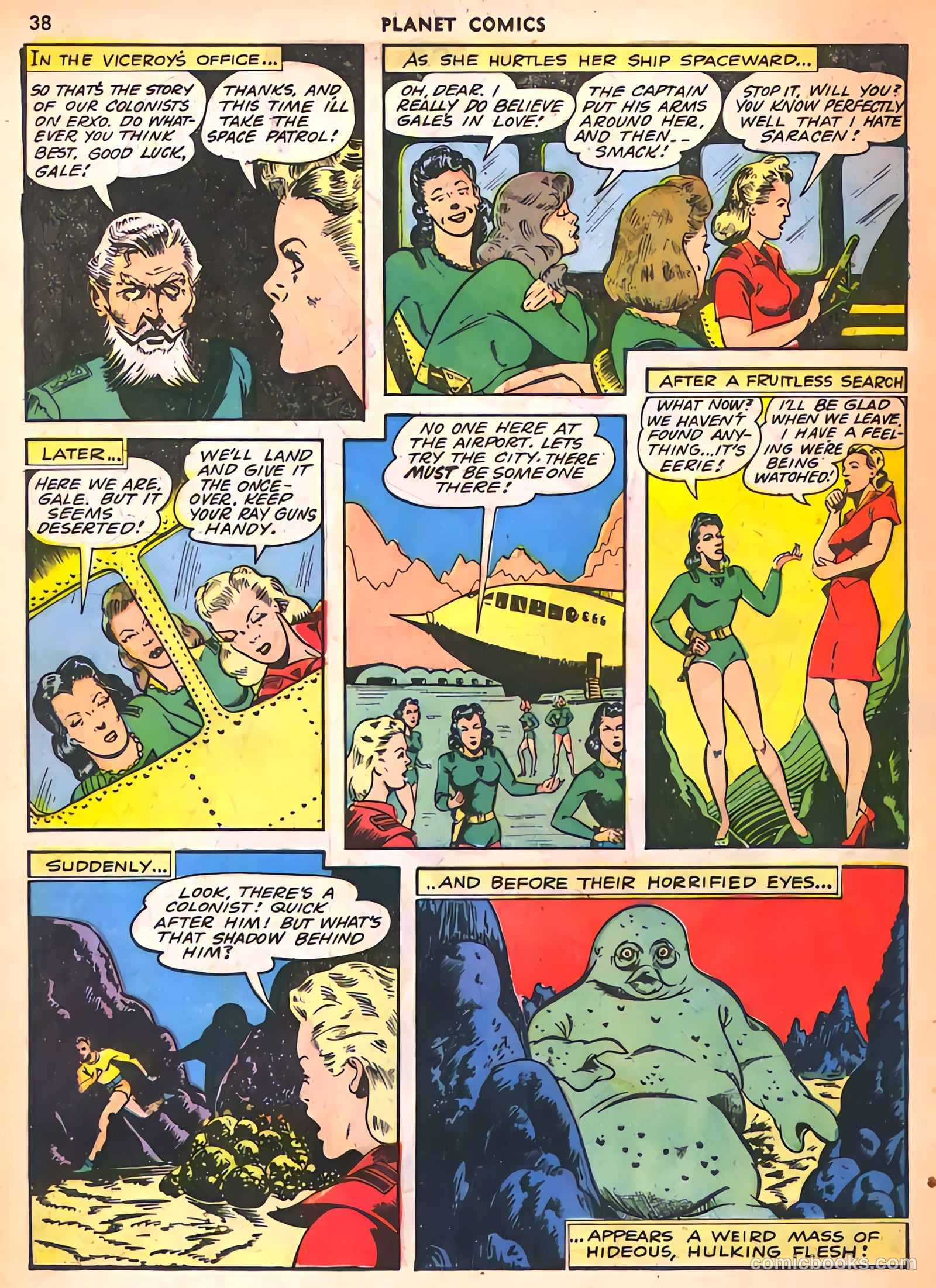Planet Comics #25 (1943) — page 40 of 60