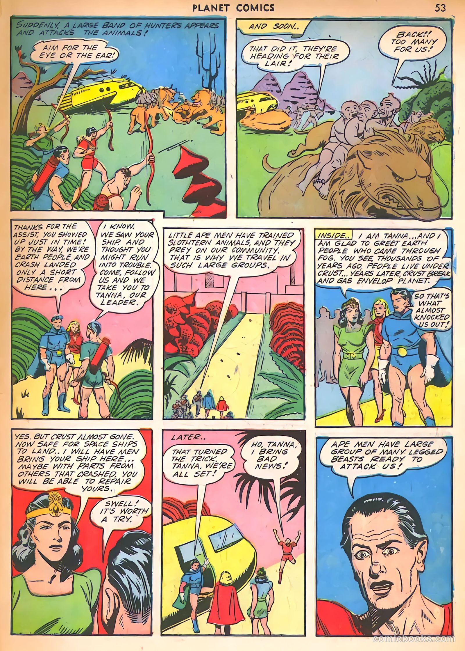 Planet Comics #25 (1943) — page 55 of 60