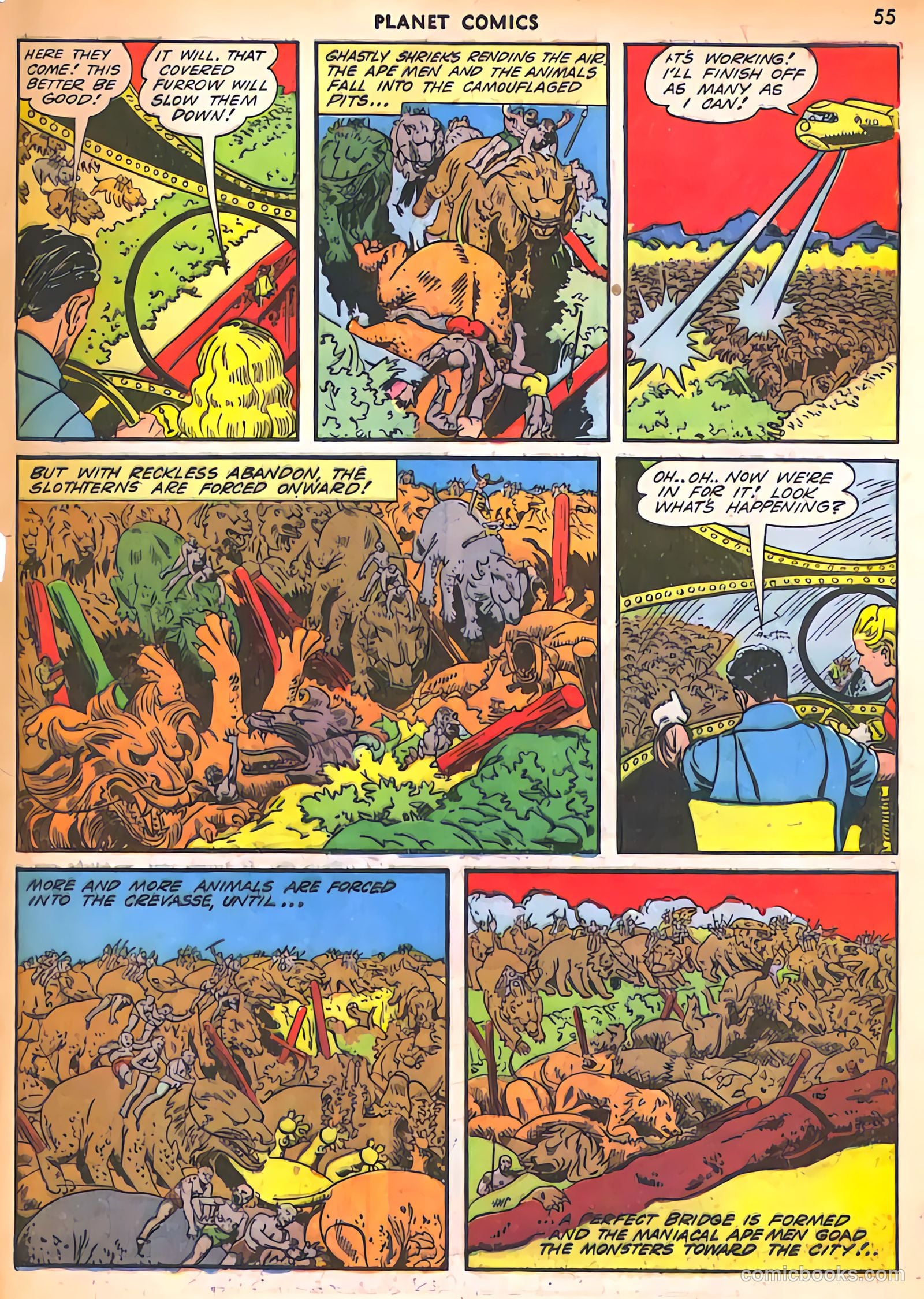 Planet Comics #25 (1943) — page 57 of 60