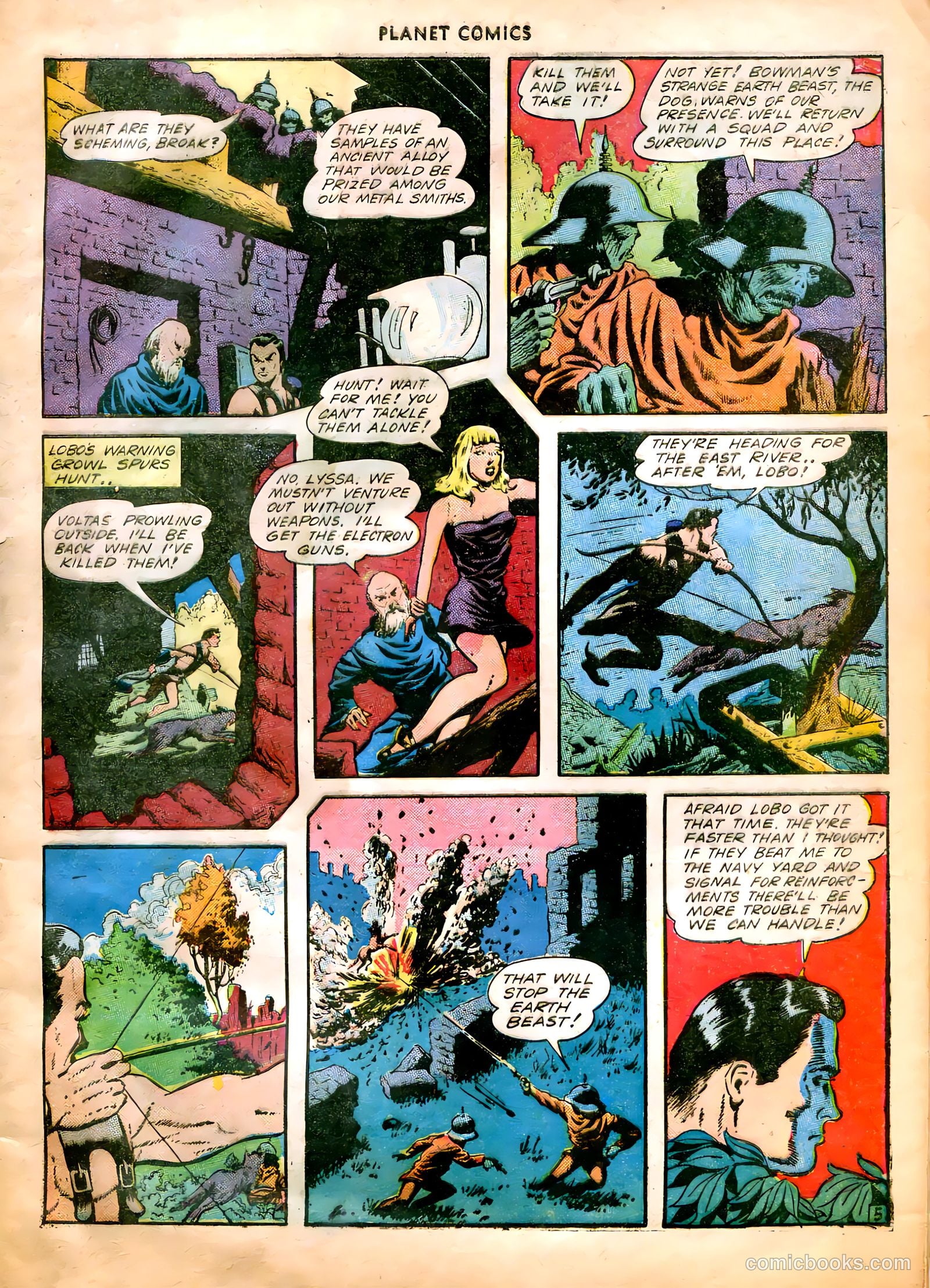 Planet Comics #26 (1943) — page 8 of 61