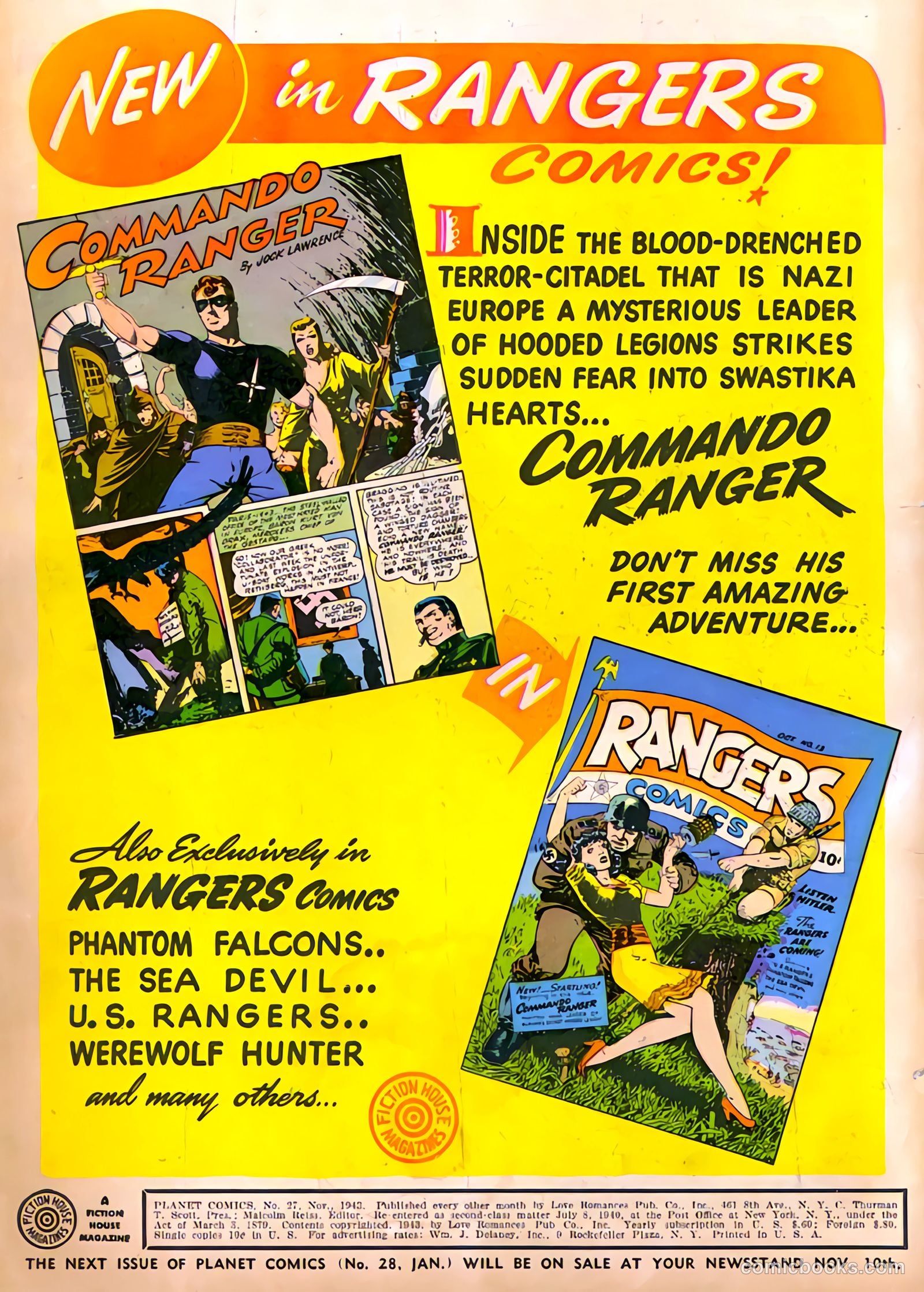 Planet Comics #27 (1943) — page 2 of 60