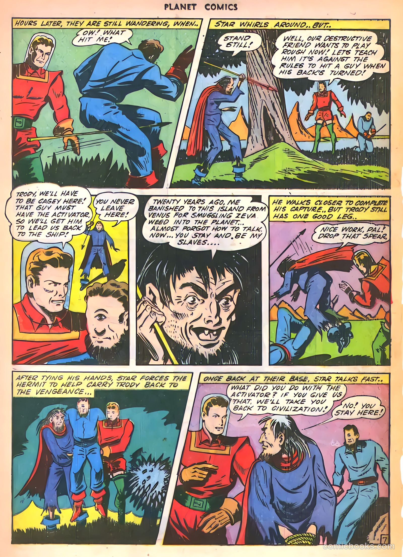 Planet Comics #27 (1943) — page 33 of 60