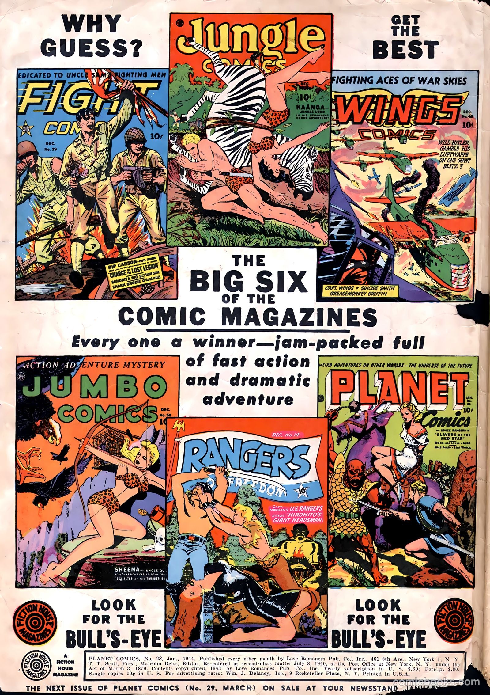 Planet Comics #28 (1944) — page 2 of 60