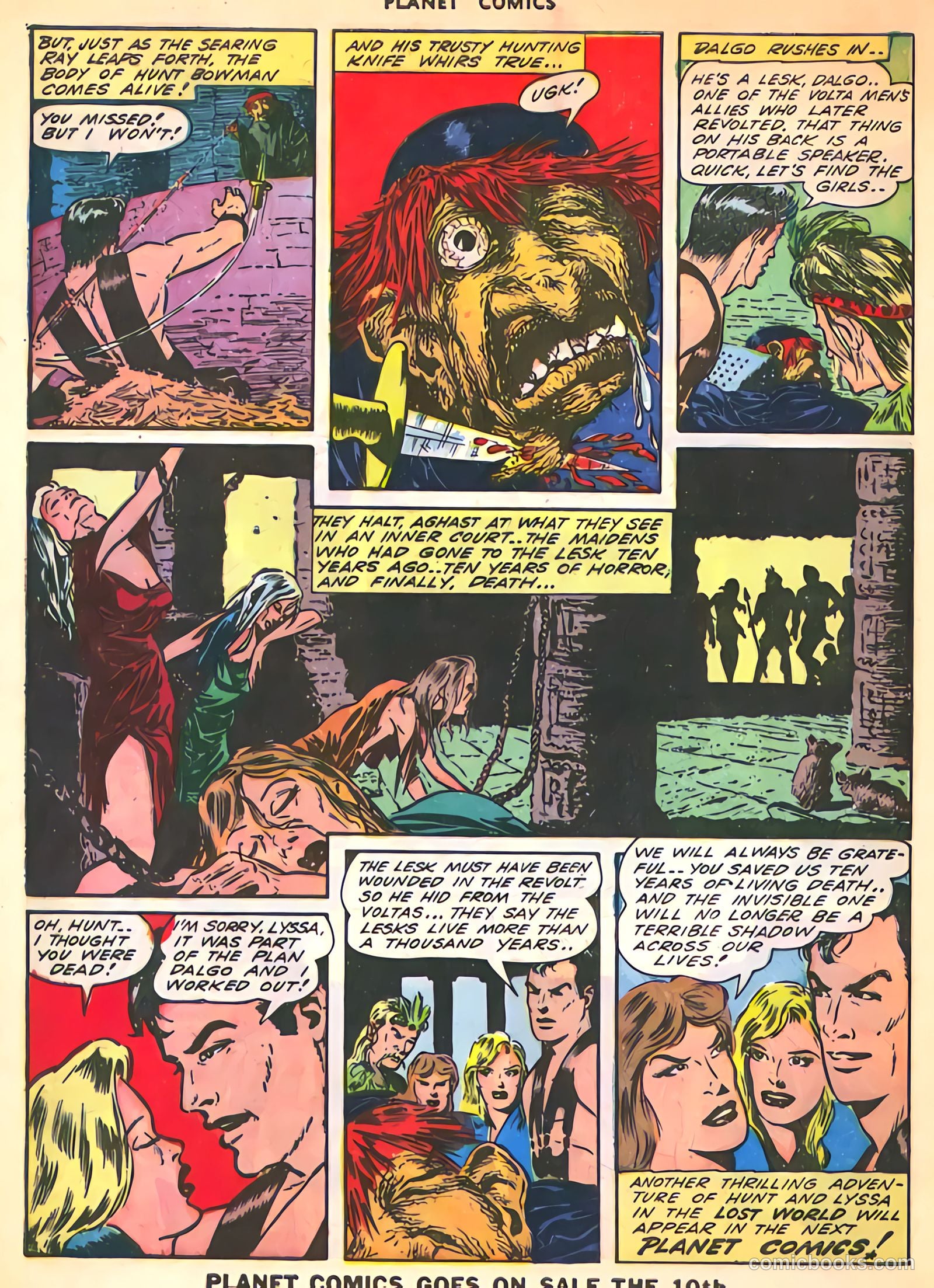 Planet Comics #29 (1944) — page 12 of 60
