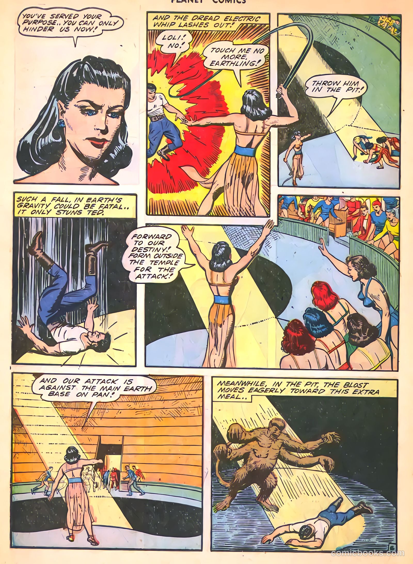 Planet Comics #29 (1944) — page 18 of 60