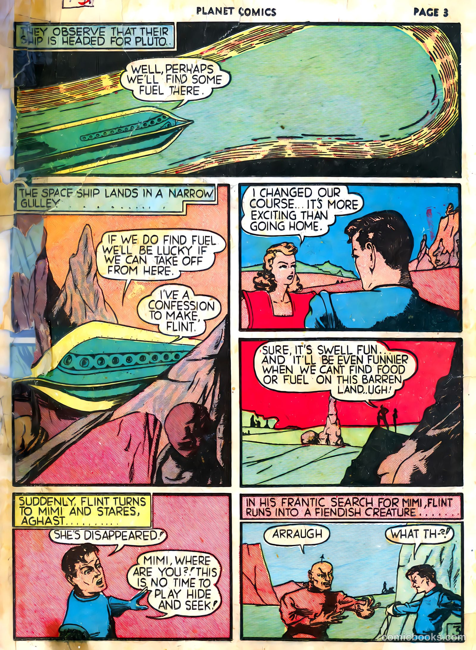 Planet Comics #3 (1940) — page 5 of 68