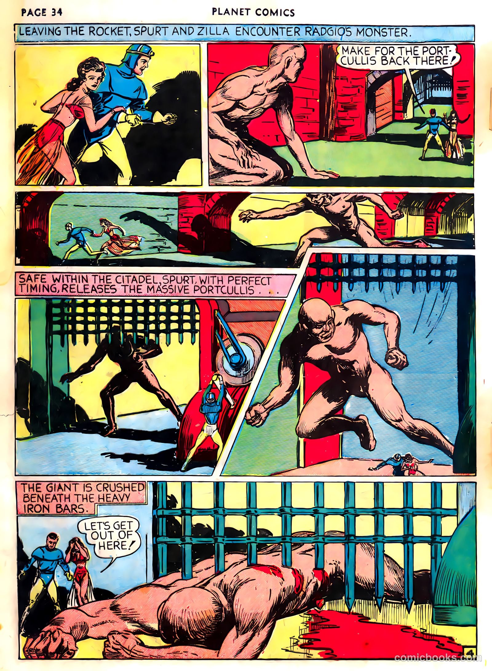 Planet Comics #3 (1940) — page 36 of 68