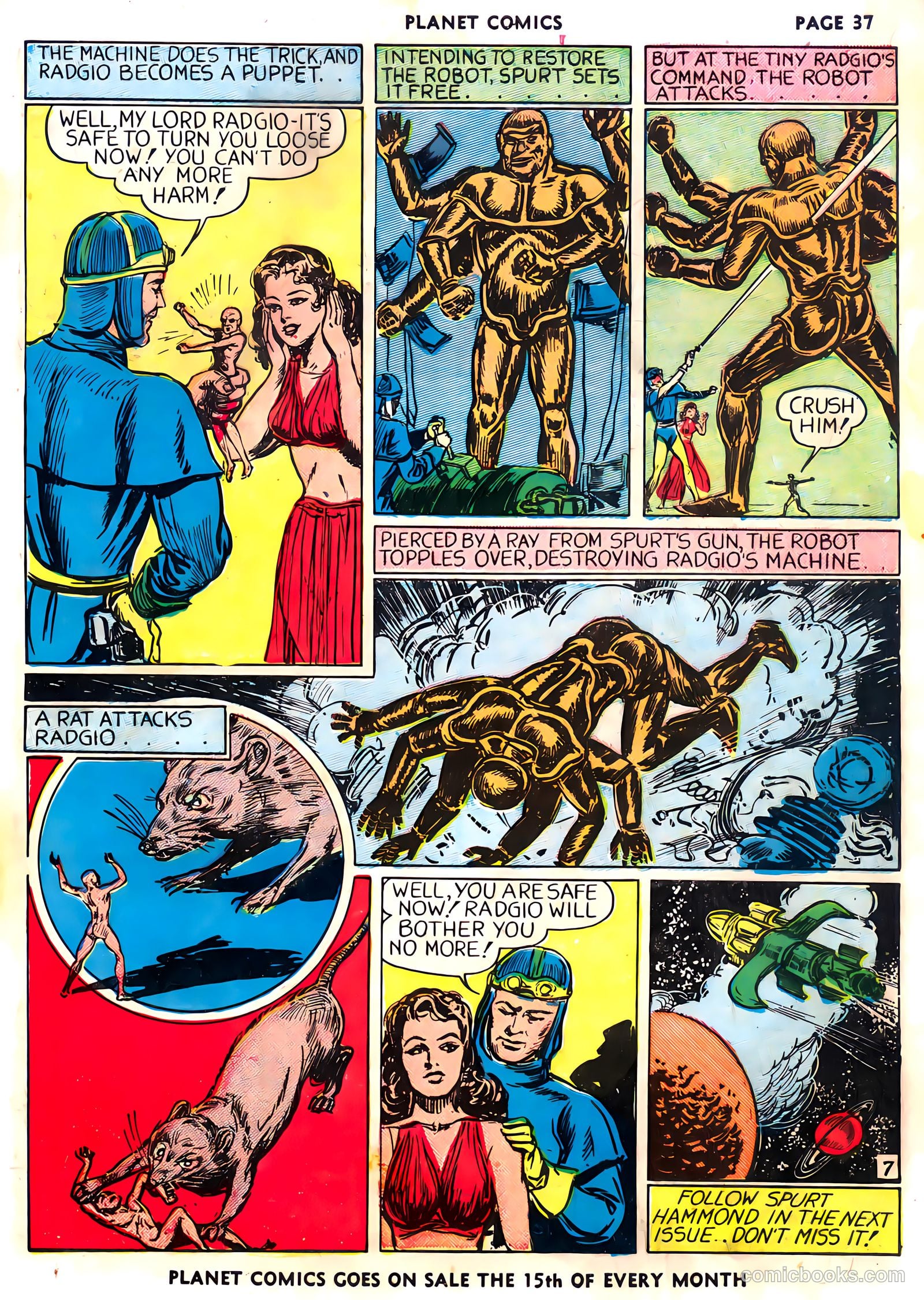 Planet Comics #3 (1940) — page 39 of 68