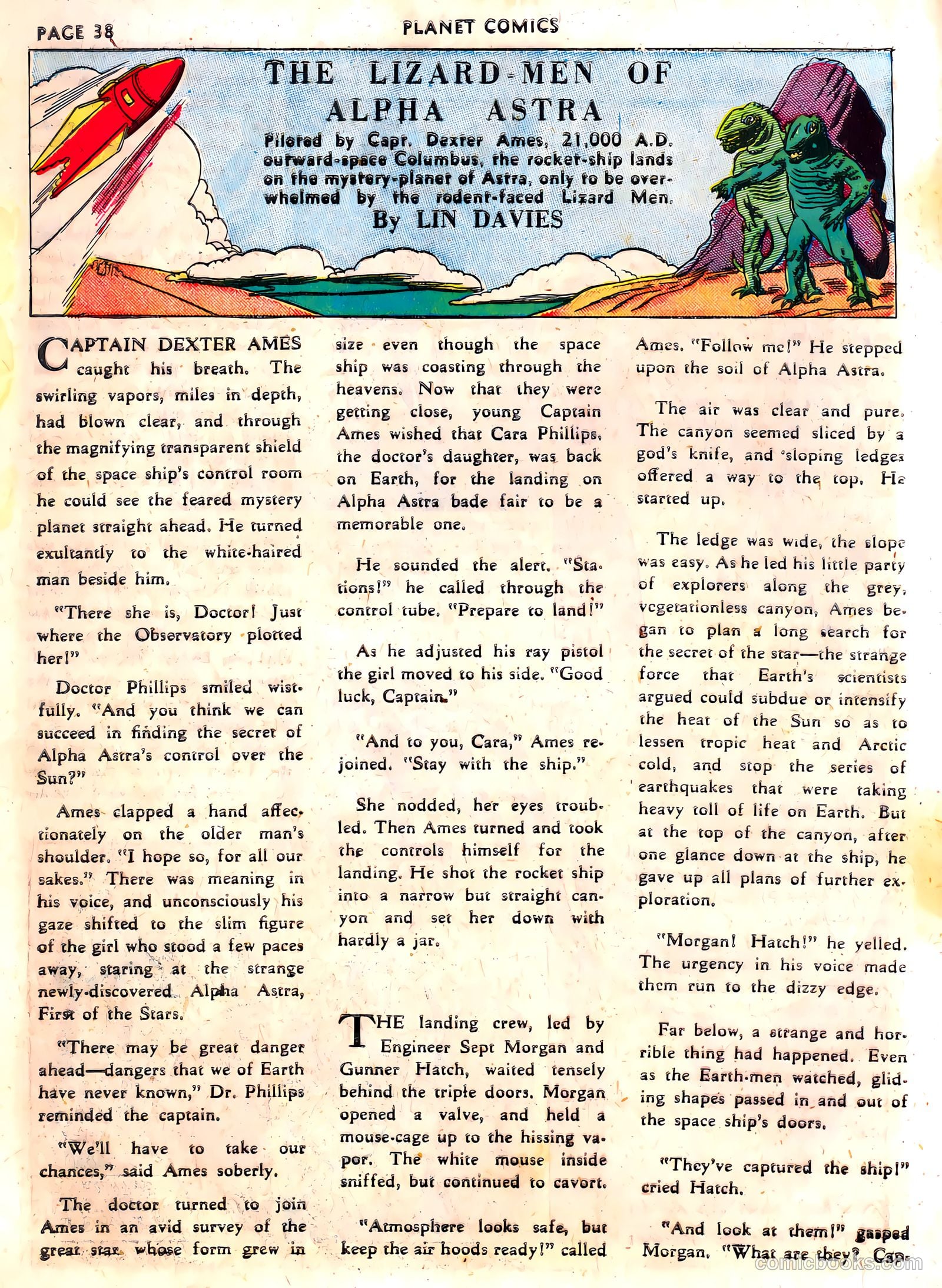 Planet Comics #3 (1940) — page 40 of 68