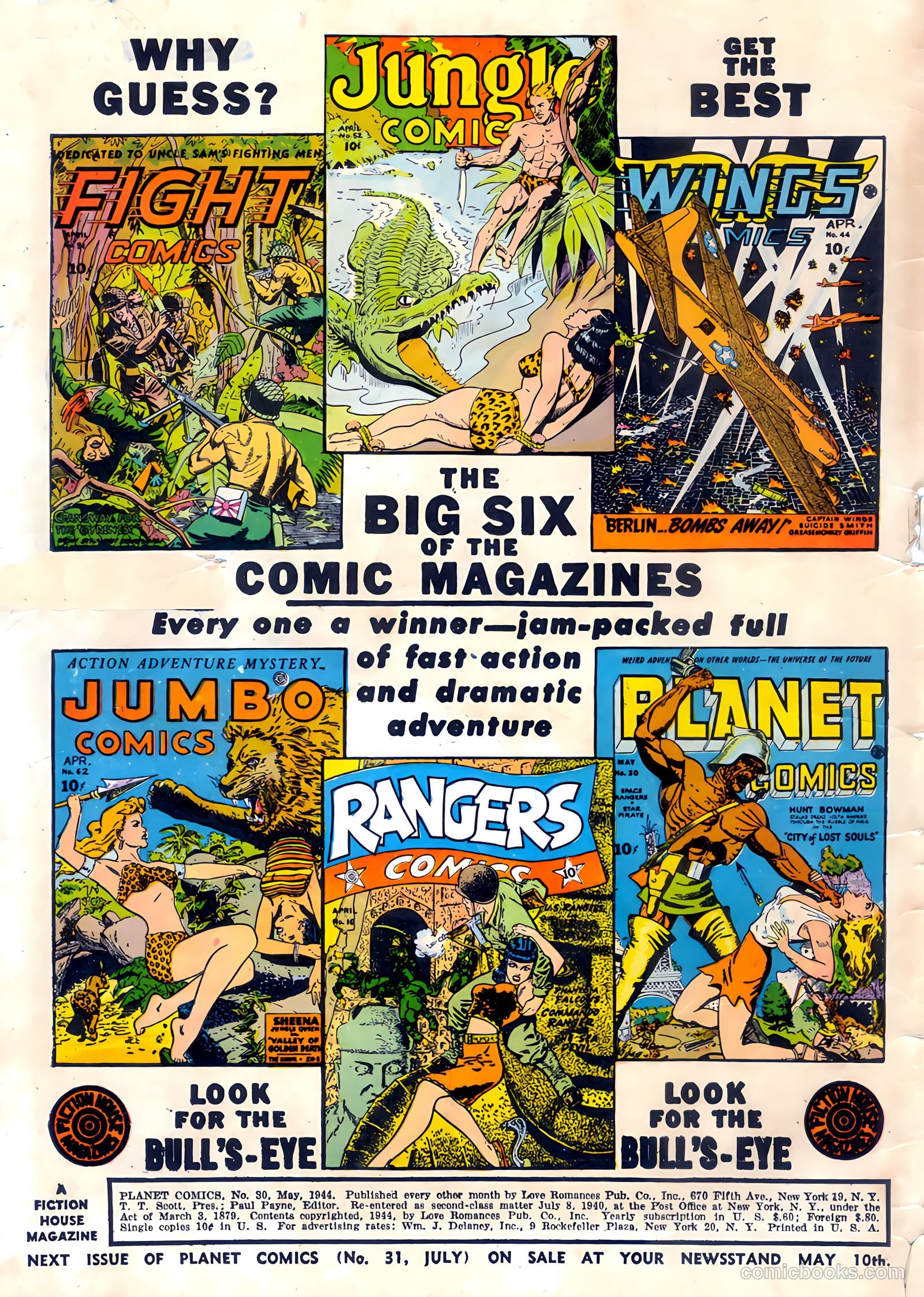 Planet Comics #30 (1944) — page 2 of 52