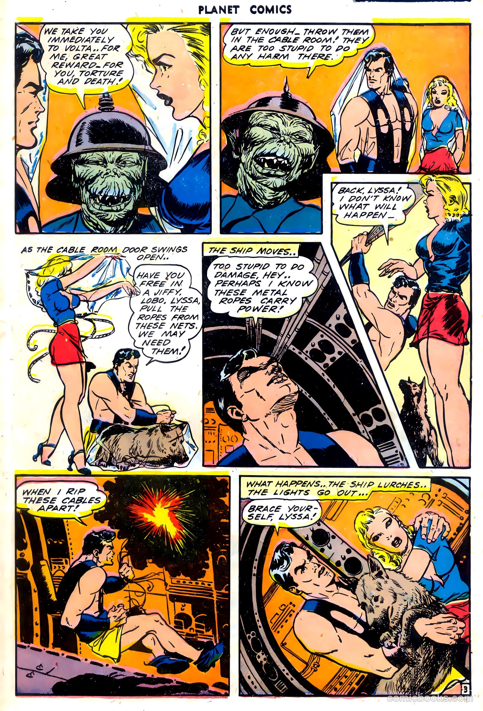 Planet Comics #30 (1944) — page 5 of 52