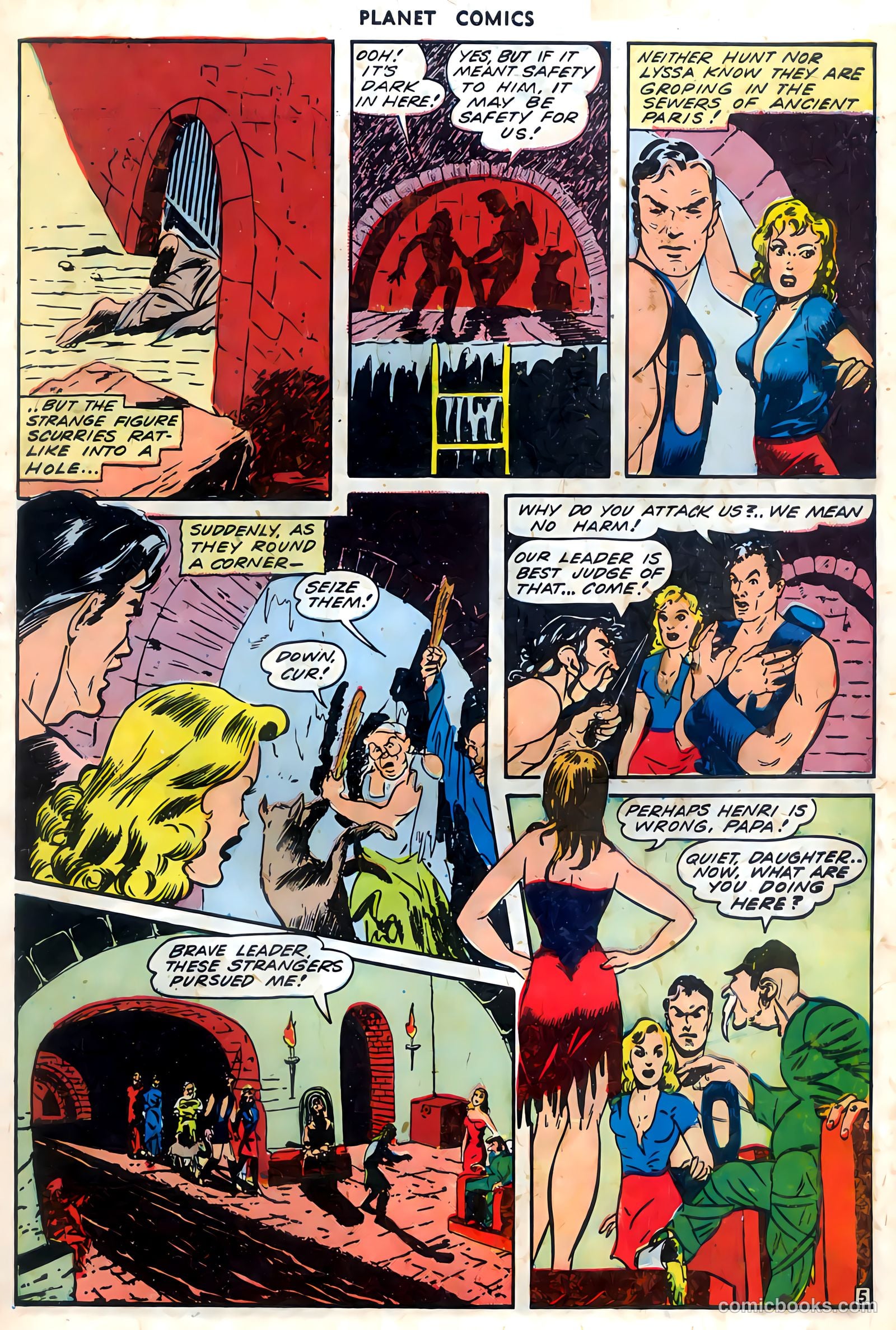 Planet Comics #30 (1944) — page 7 of 52
