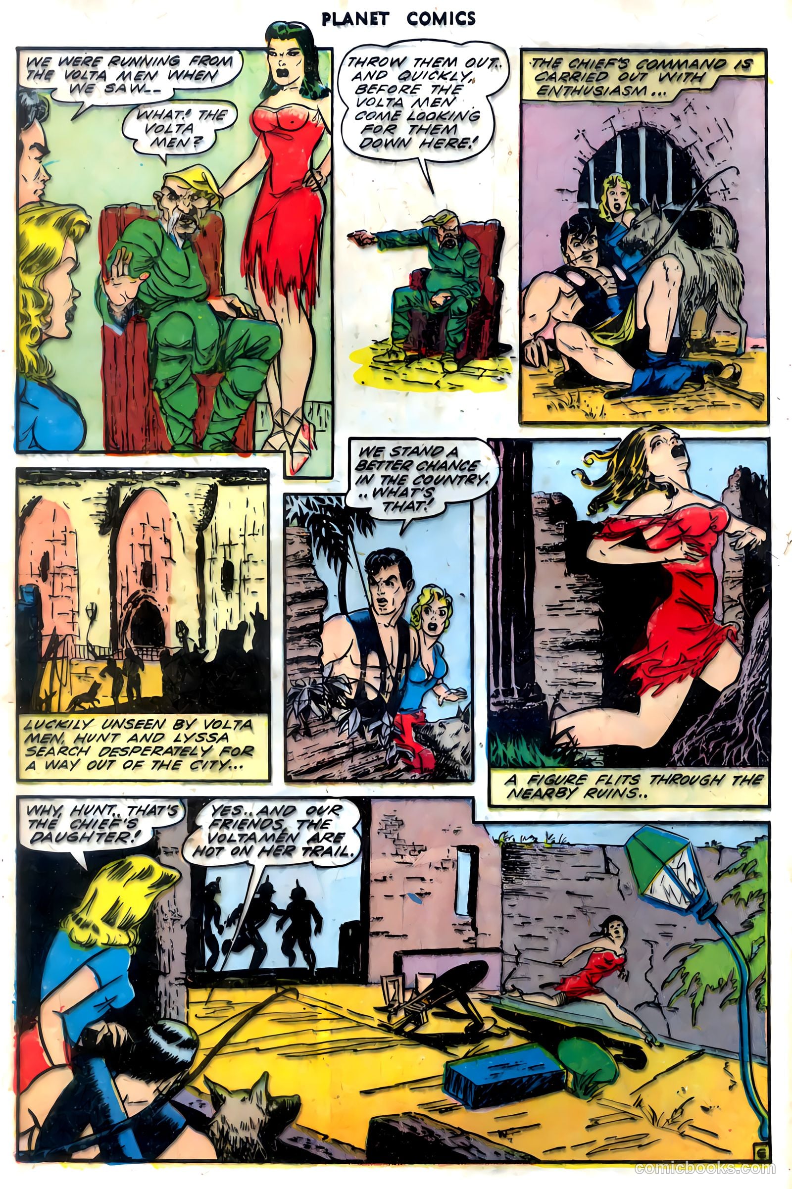Planet Comics #30 (1944) — page 8 of 52