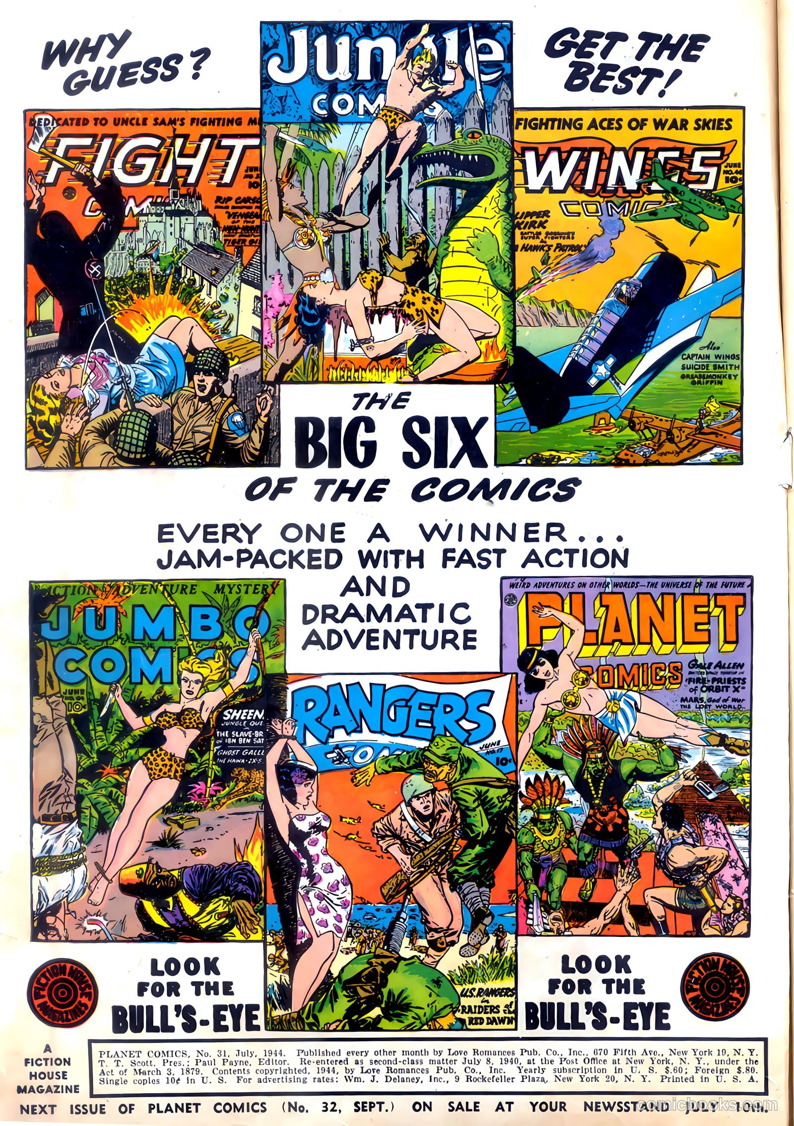 Planet Comics #31 (1944) — page 2 of 52