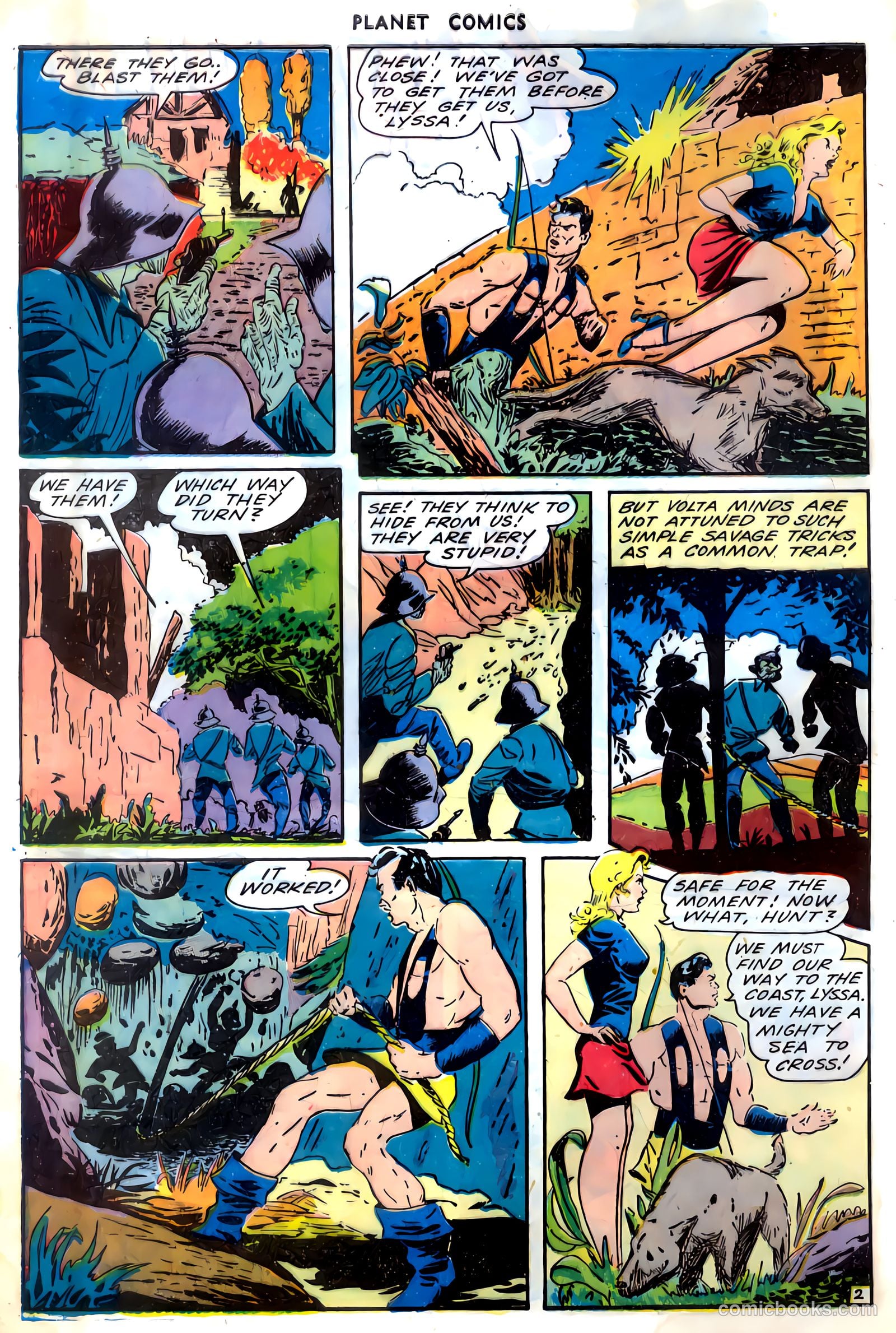 Planet Comics #31 (1944) — page 4 of 52