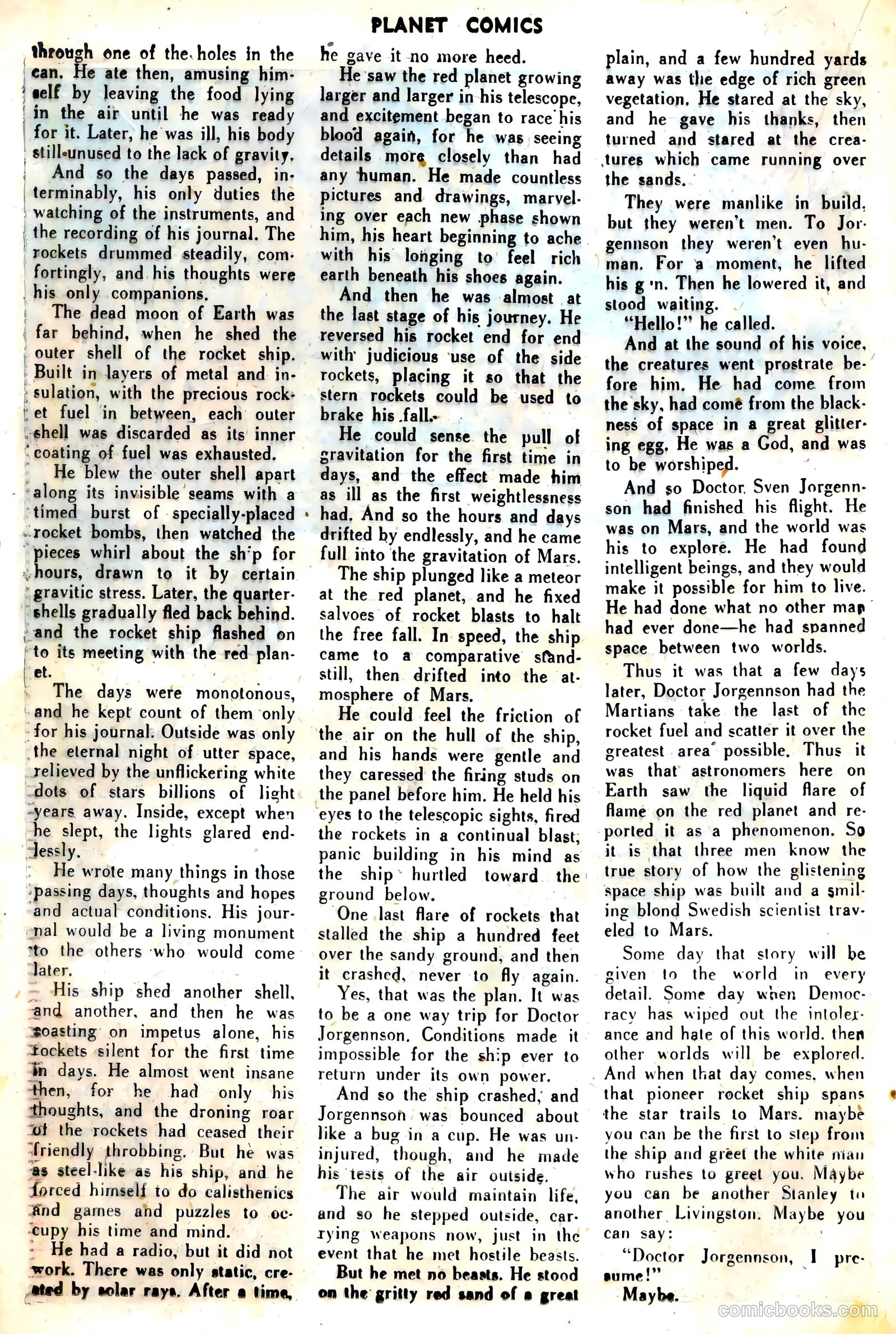 Planet Comics #31 (1944) — page 28 of 52