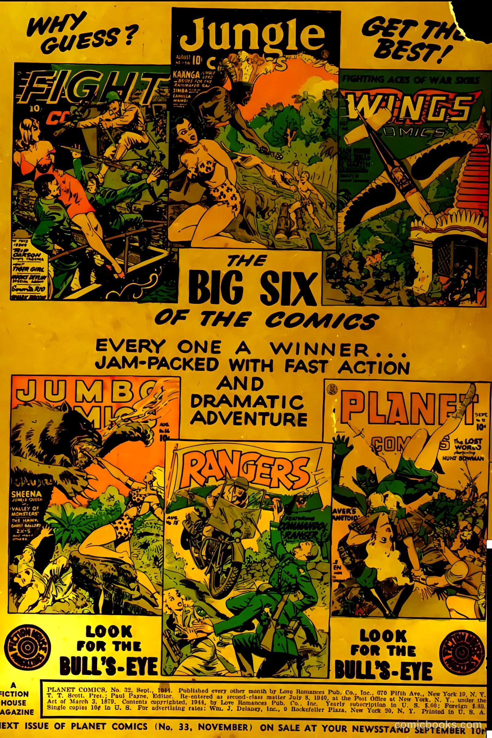Planet Comics #32 (1944) — page 2 of 52