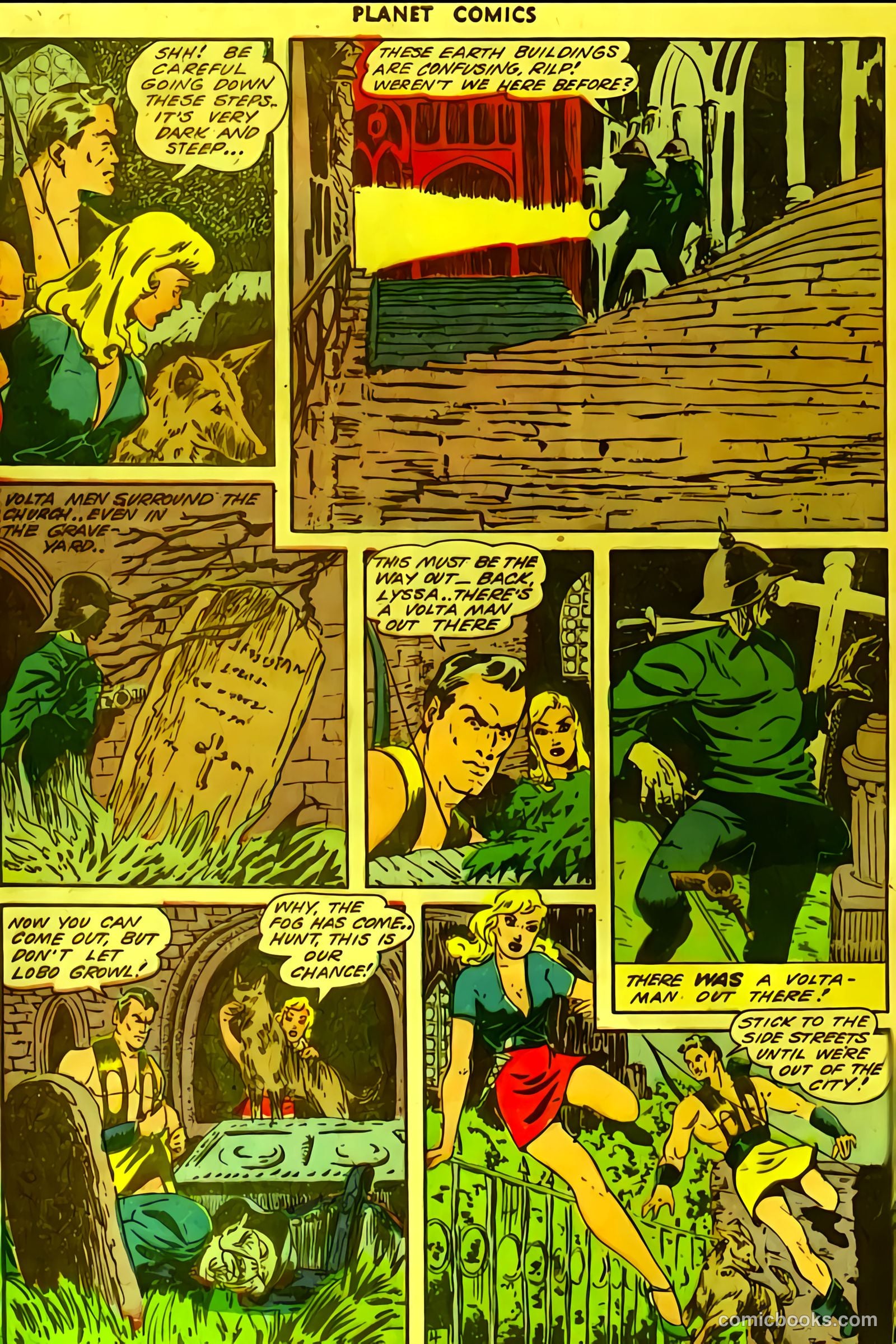 Planet Comics #32 (1944) — page 6 of 52