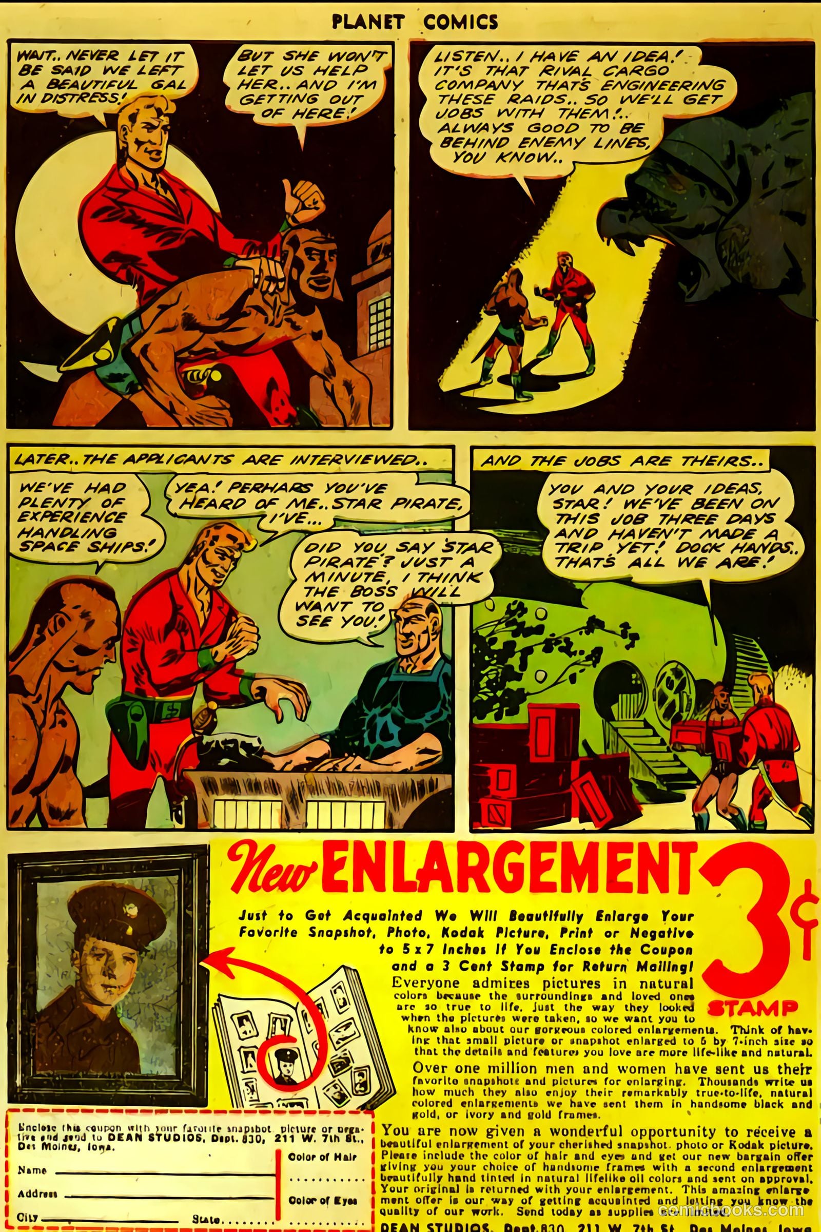 Planet Comics #32 (1944) — page 40 of 52