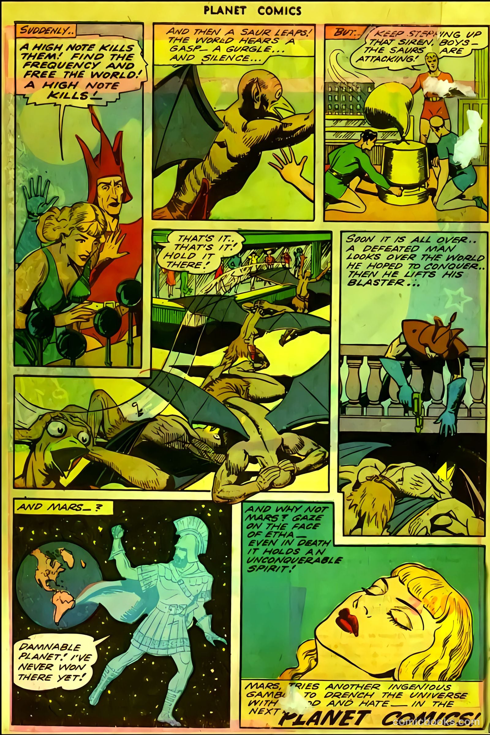 Planet Comics #32 (1944) — page 50 of 52