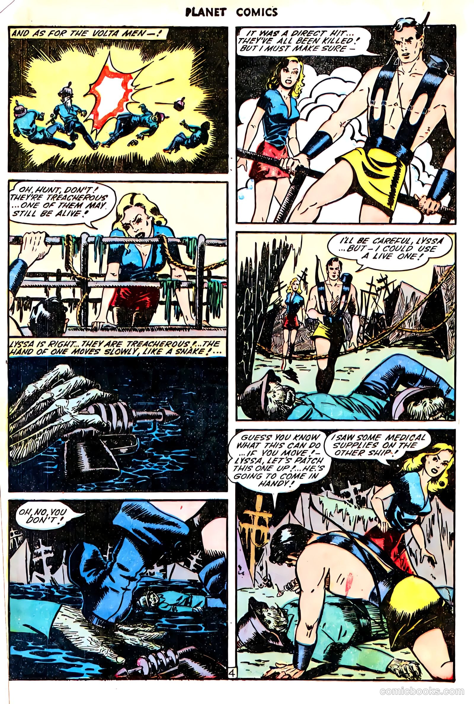 Planet Comics #33 (1944) — page 6 of 52
